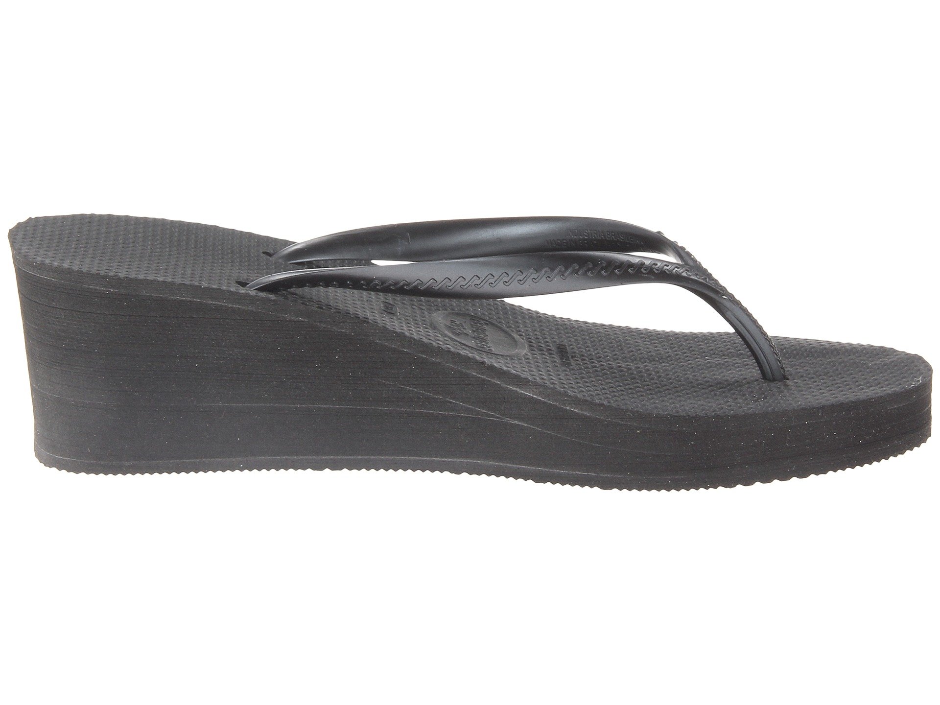 Havaianas High Fashion Flip Flops in Black | Lyst