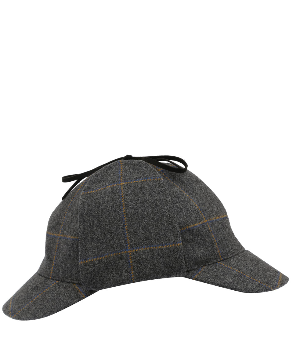 Lyst - Christys' Grey Sherlock Wool Deerstalker Hat in Gray for Men
