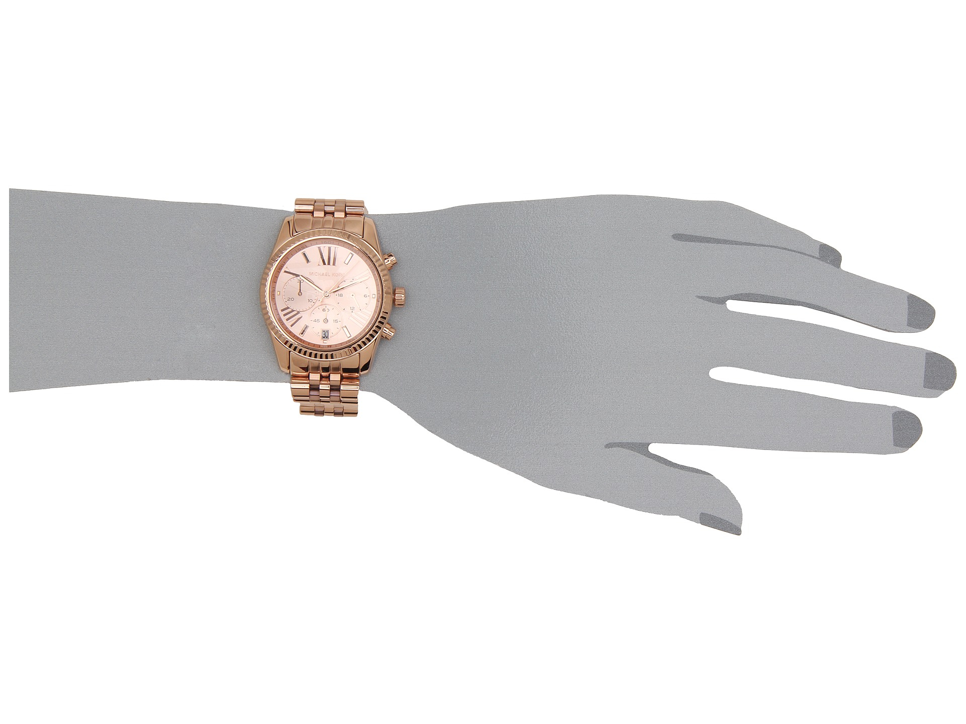 Michael Kors Large Lexington Chronograph Bracelet Watch Michael Kors Large Lexington Chronograph Bracelet Watch