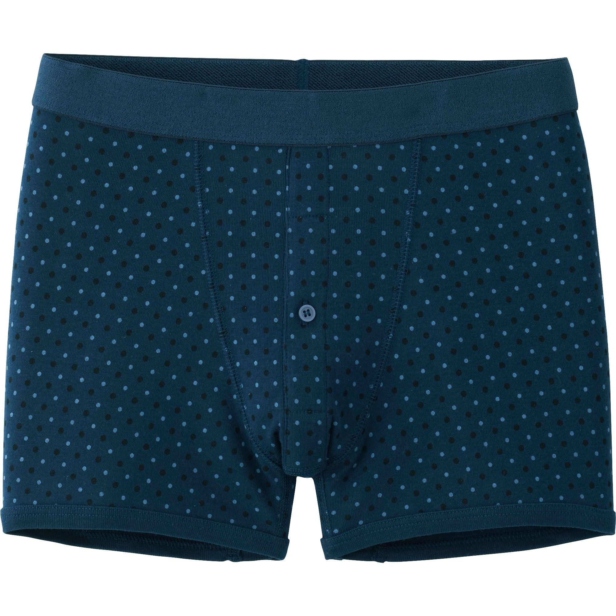 Uniqlo Men Supima Cotton Printed Boxer Briefs in Blue for Men | Lyst