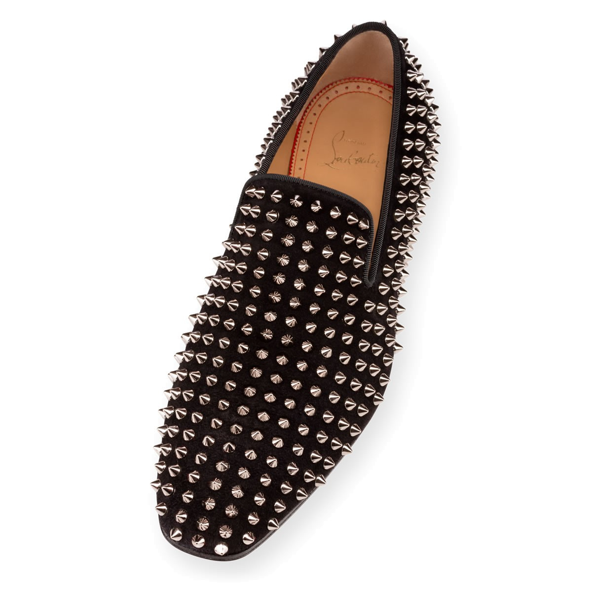 Christian louboutin Dandy 1c1s Veau Velours in Gold for Men (black ...  