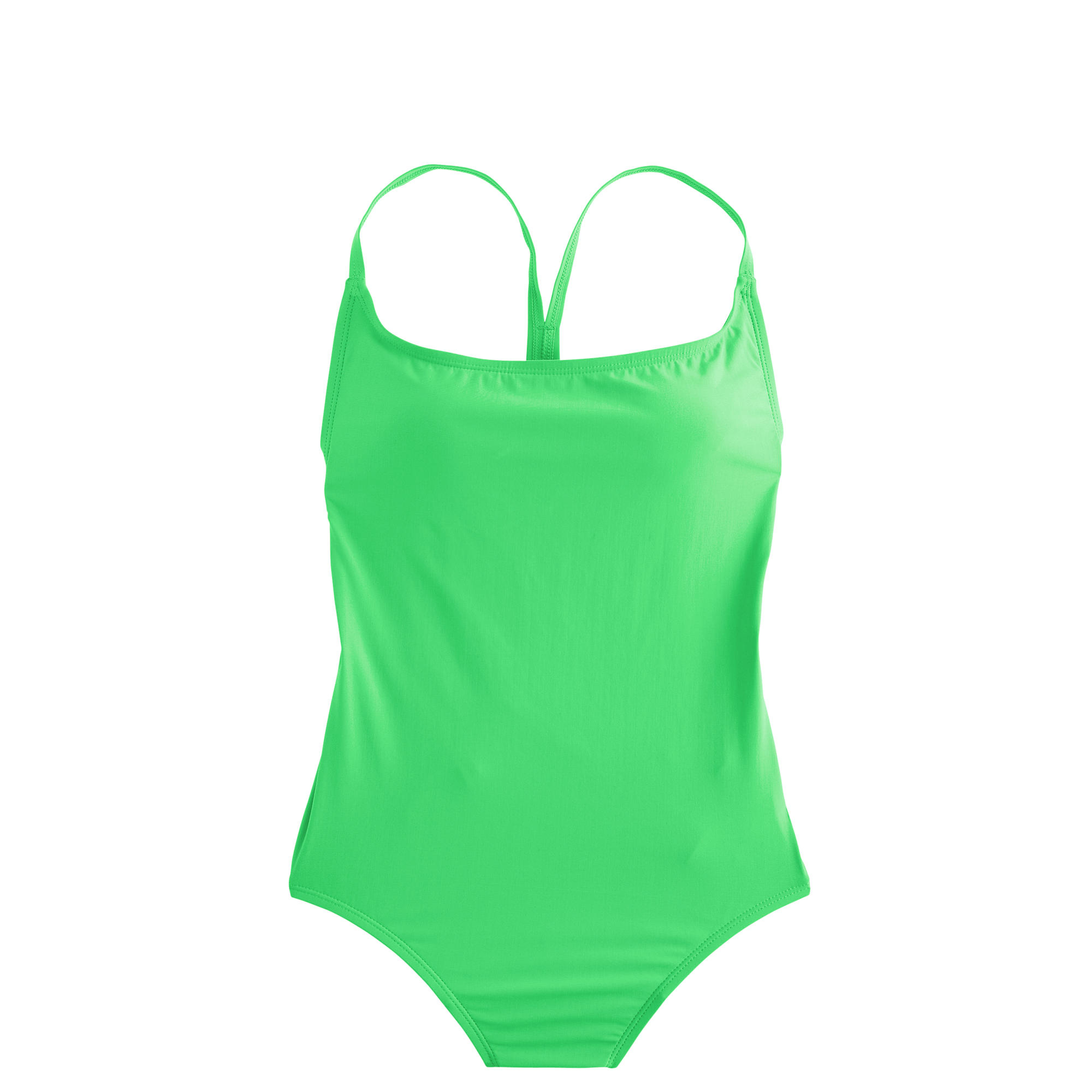 J.crew Cross-back One-piece Swimsuit in Green (neon seamist) | Lyst