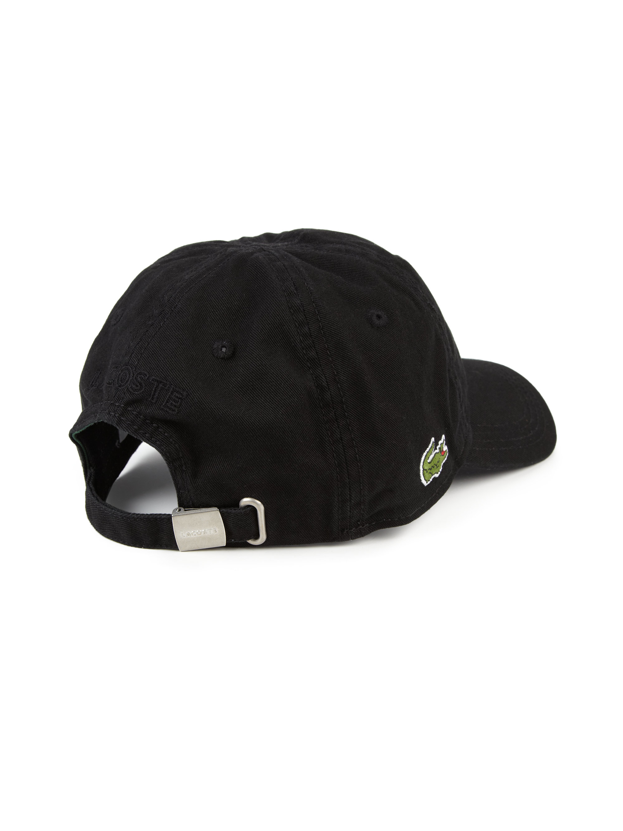Lyst Lacoste Solid Baseball Cap in Black for Men