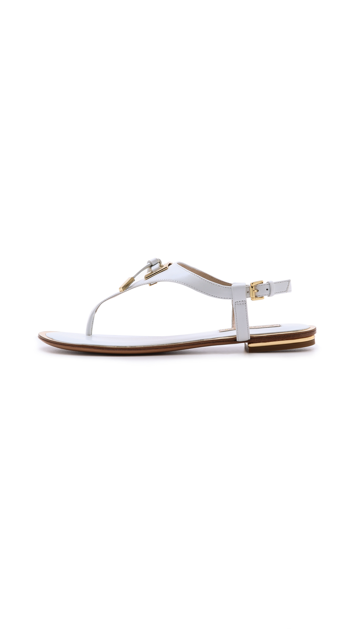 michael kors optic white sandals