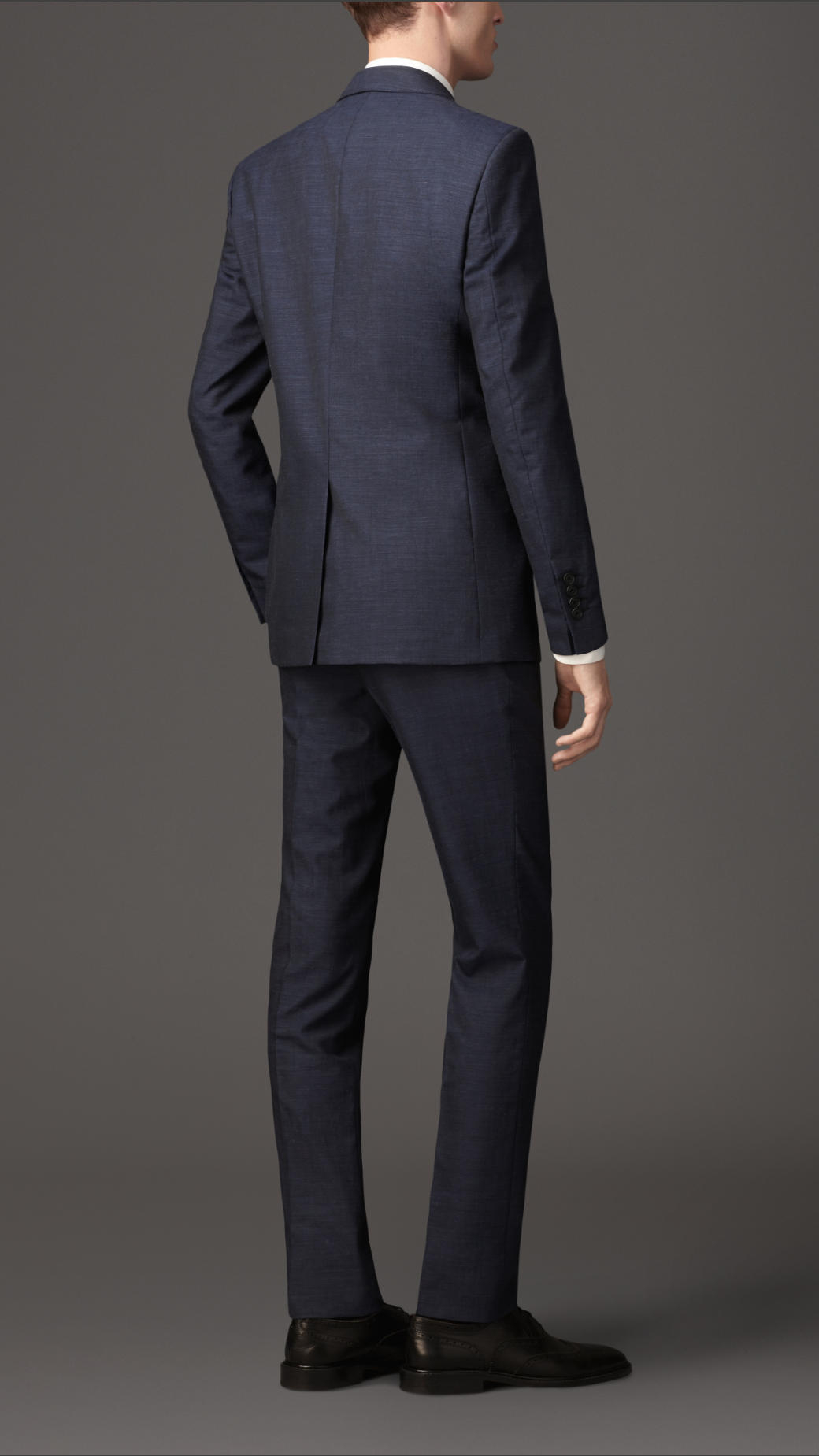 Lyst - Burberry Modern Fit Wool Linen Suit in Blue for Men