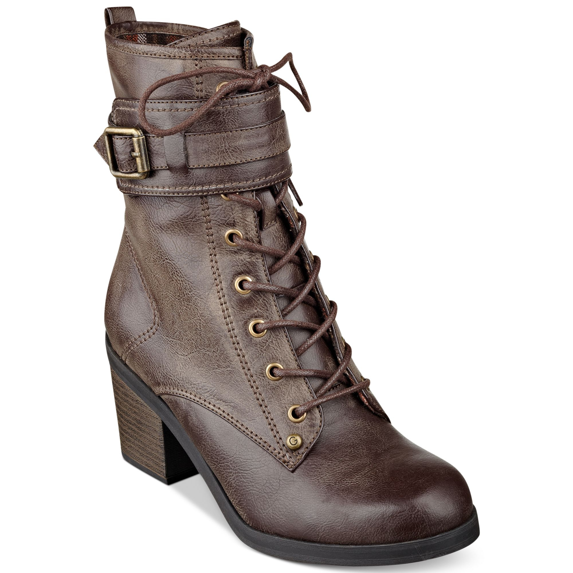 g by guess meera combat booties