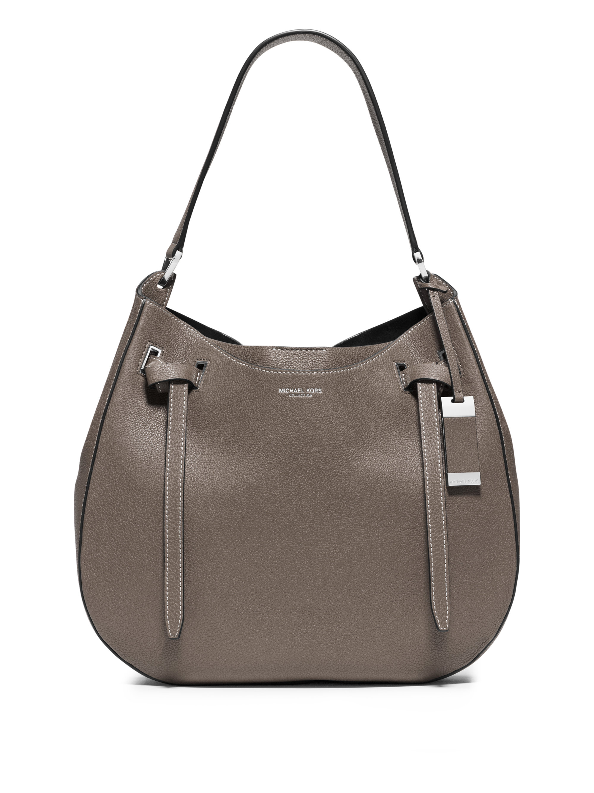 michael kors grey hobo bag