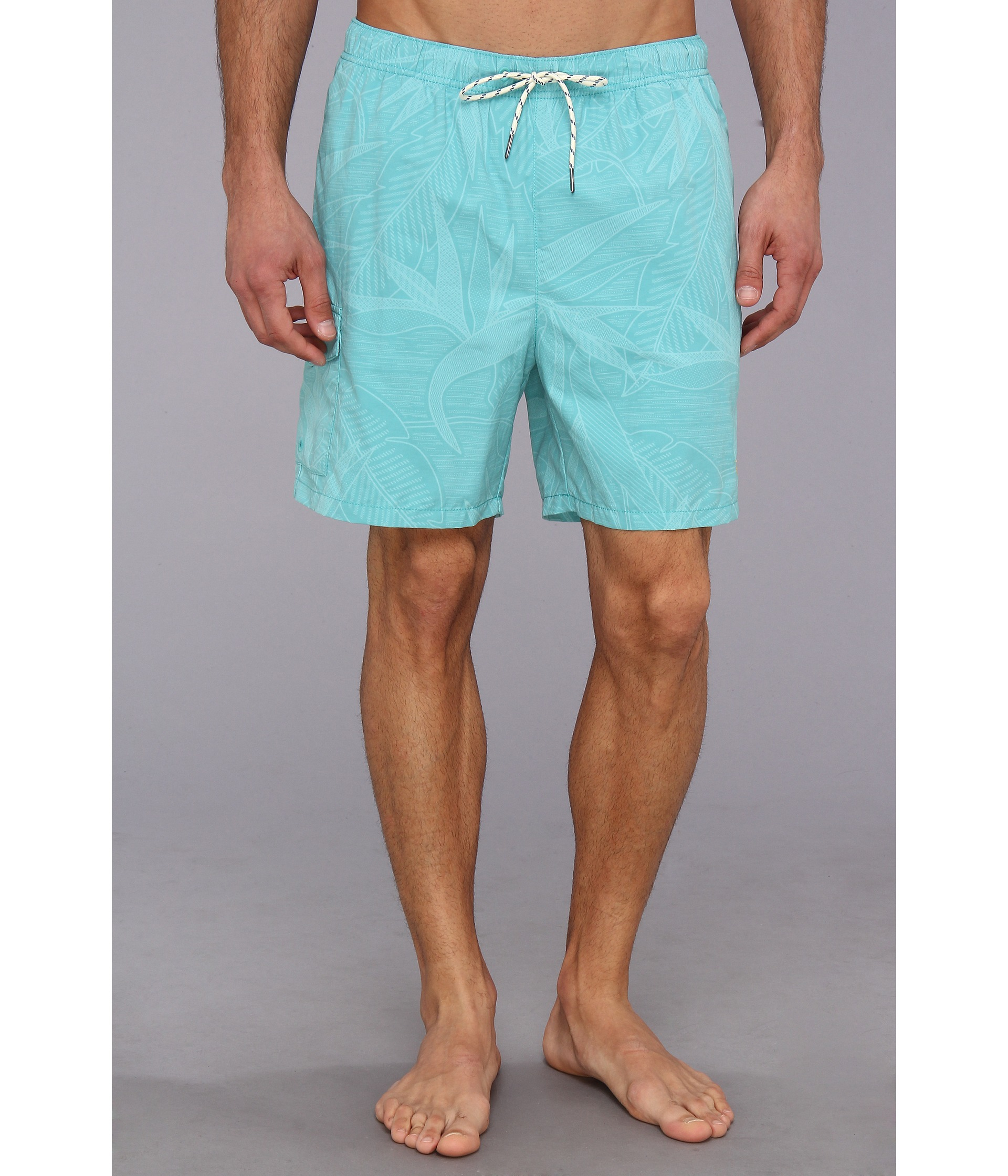 Lyst Tommy Bahama The Naples Bird Of Paradise Swim Trunks In Blue