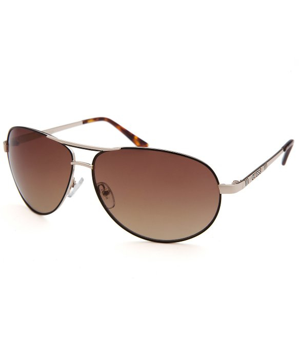 Guess Aviator Sunglasses Gold Guess Aviator Sunglasses Gold