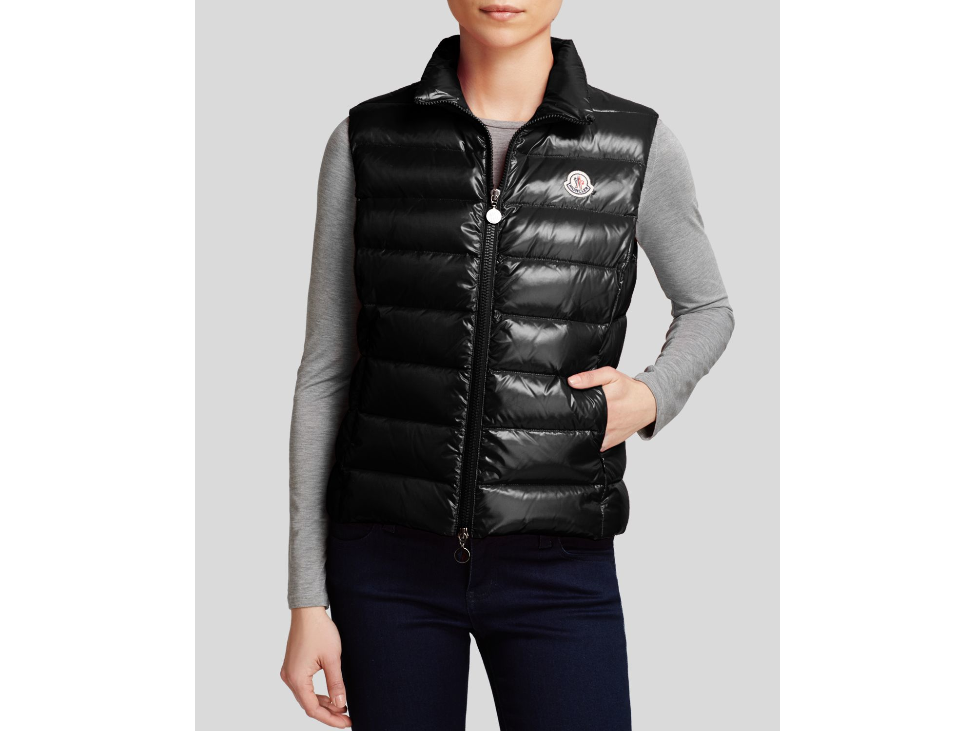 moncler black ghany vest moncler black ghany vest