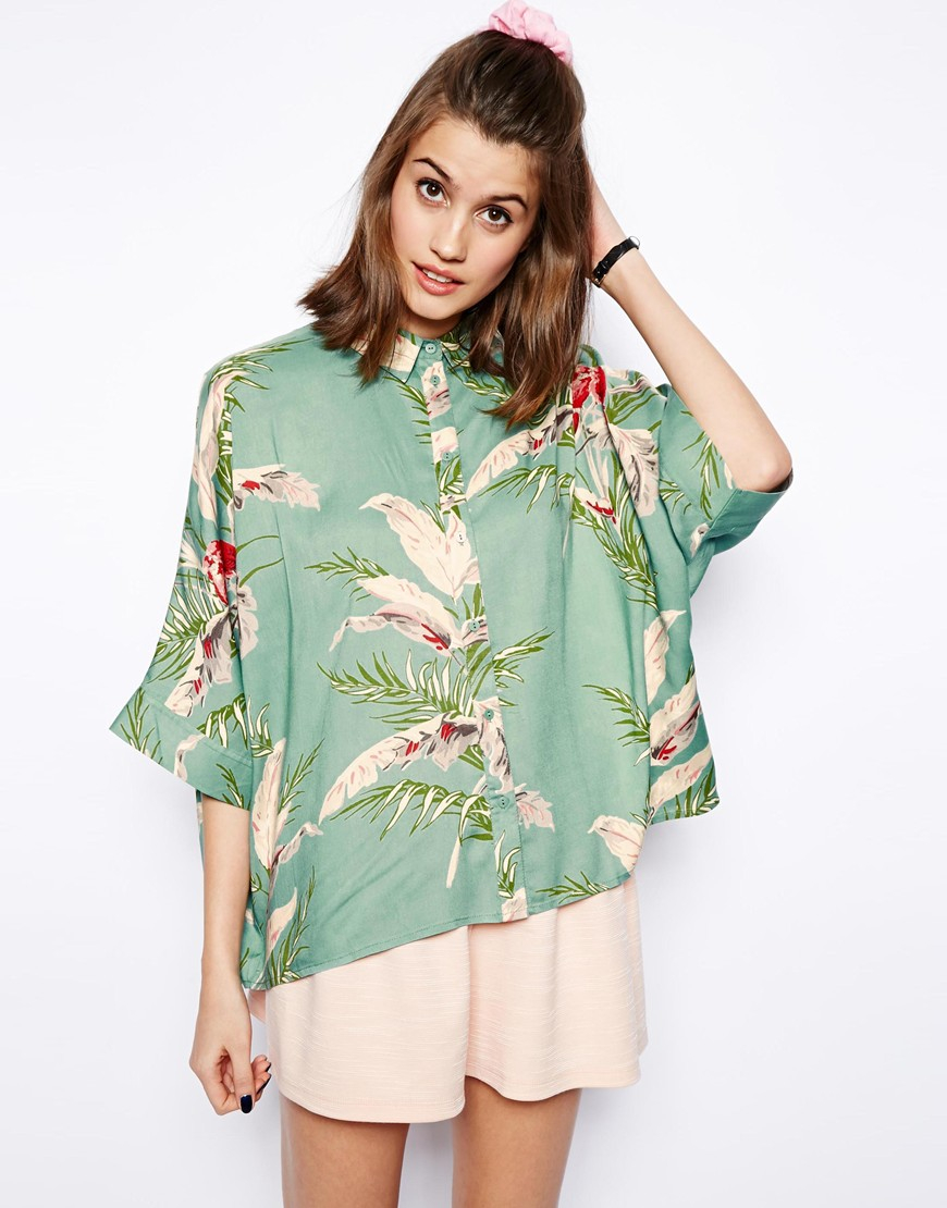 short sleeve kimono shirt