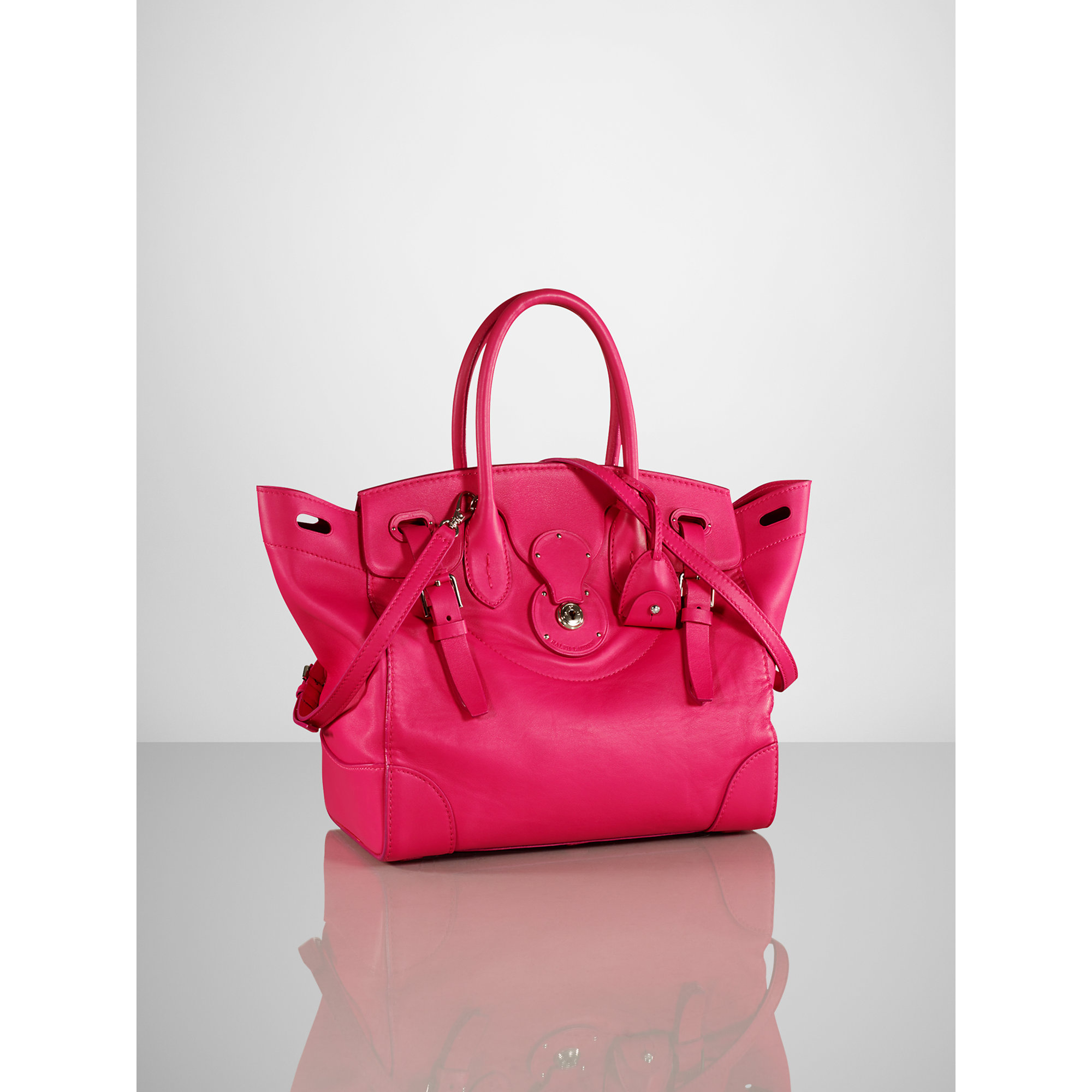 Lyst - Ralph Lauren Soft Ricky Bag in Pink