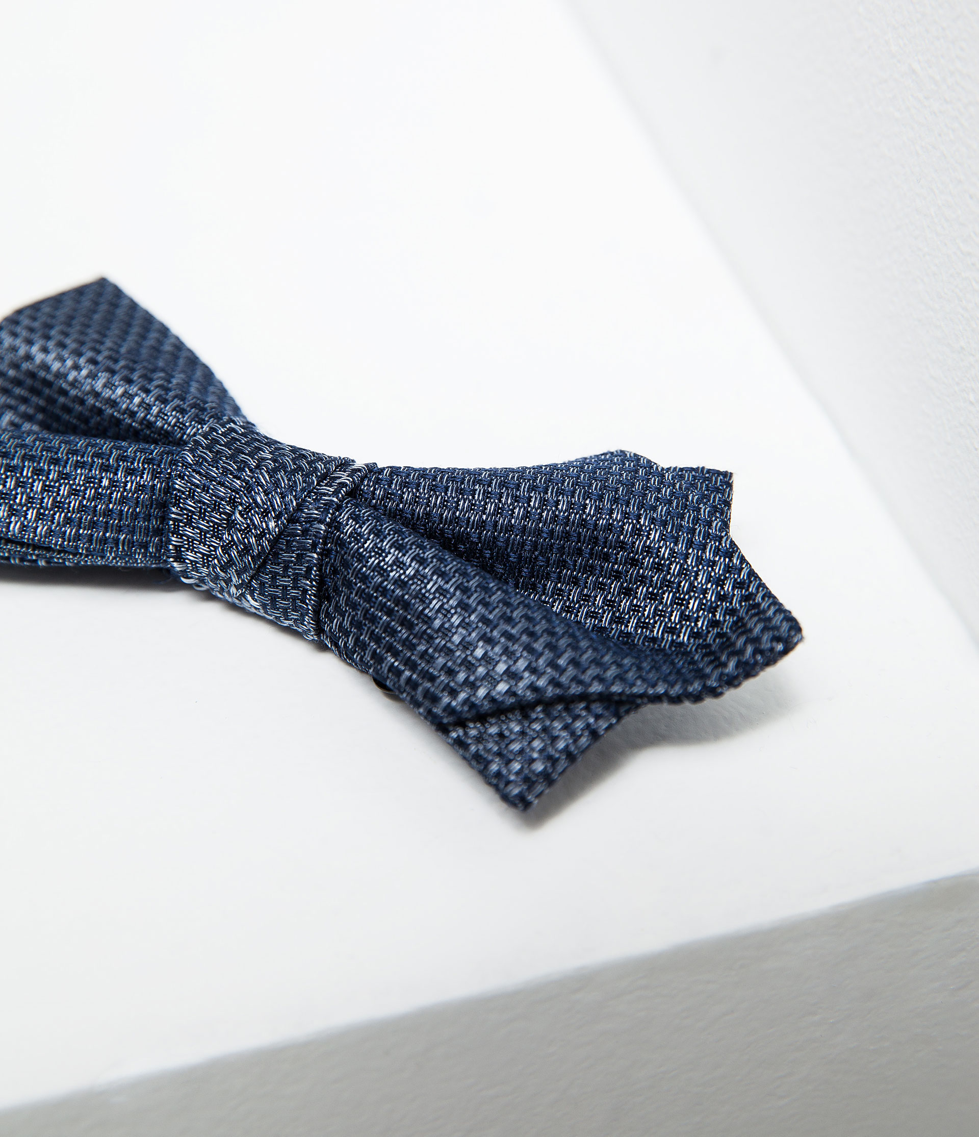 Zara Woven Bow Tie in Blue for Men (Navy blue) Lyst