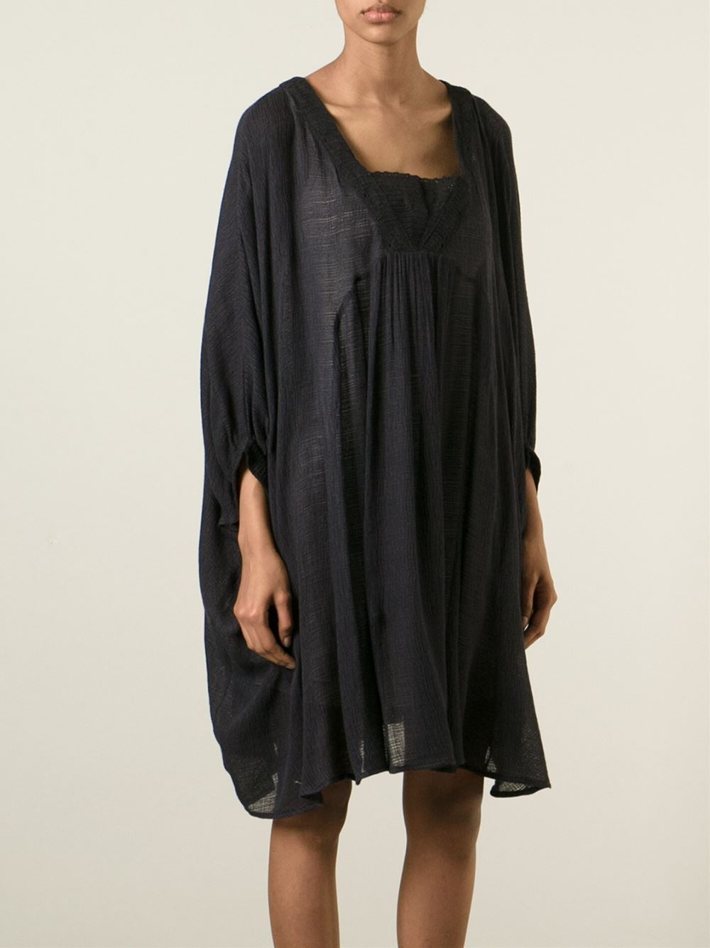 Lyst Mes demoiselles Modern Peasant Dress in Black