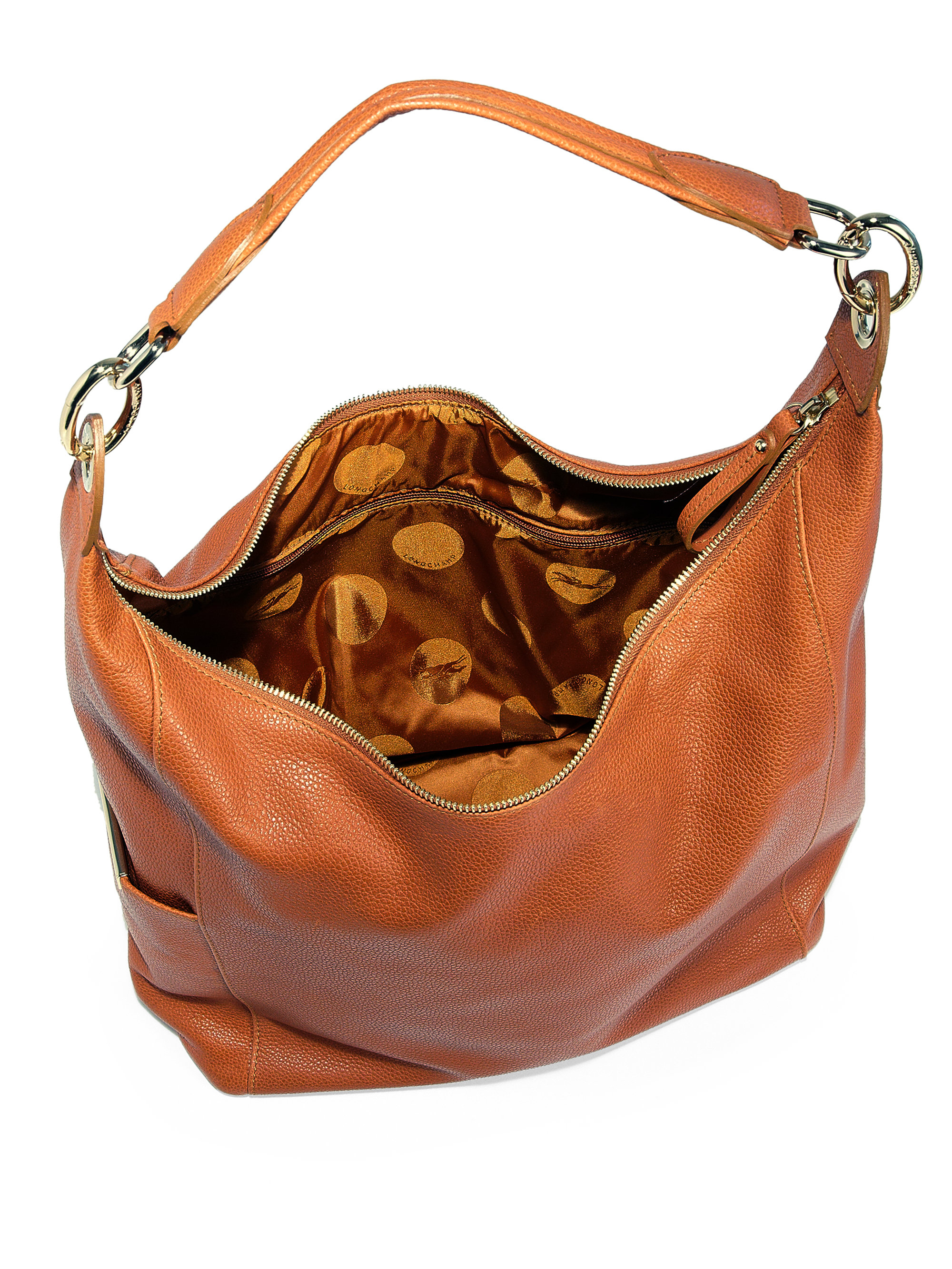 Lyst - Longchamp Le Foulonn & #233 Hobo Bag in Brown