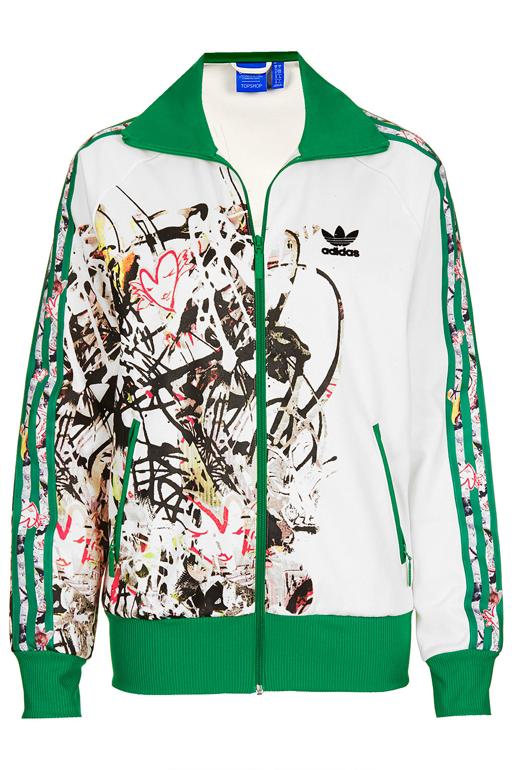 Lyst Topshop Tracksuit  Top By X Adidas  Originals  in Green