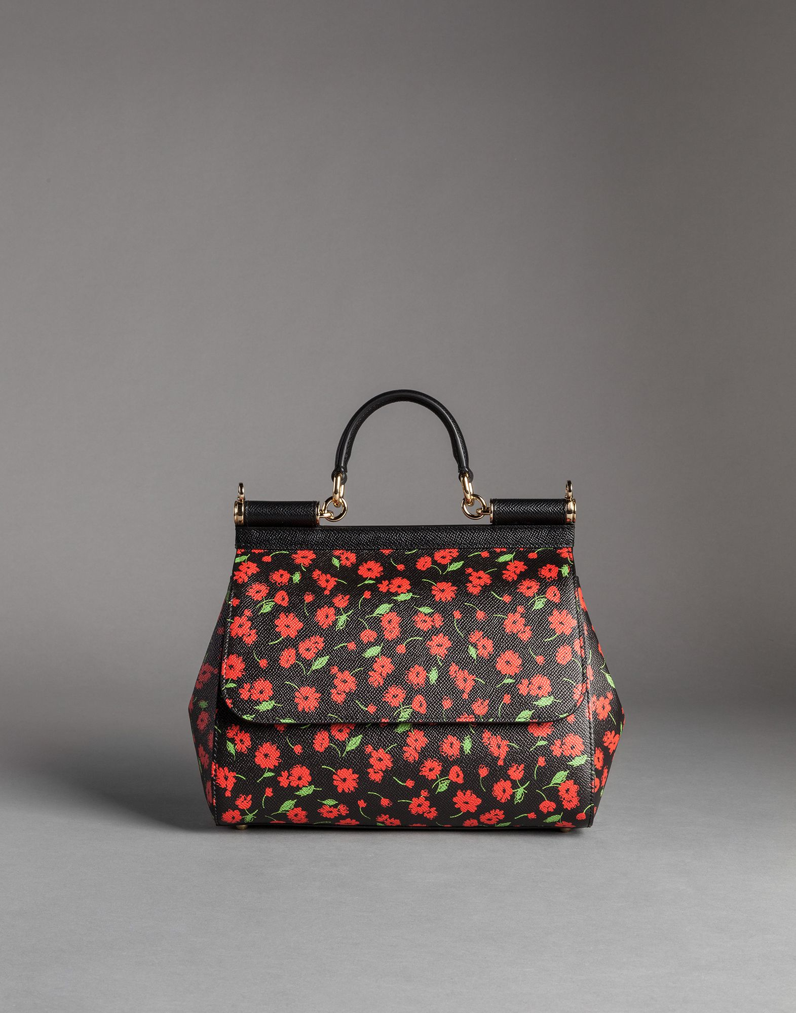 Dolce & Gabbana Sicily Medium St. Dauphine Flower Shoulder Bag | Ville du  Muy