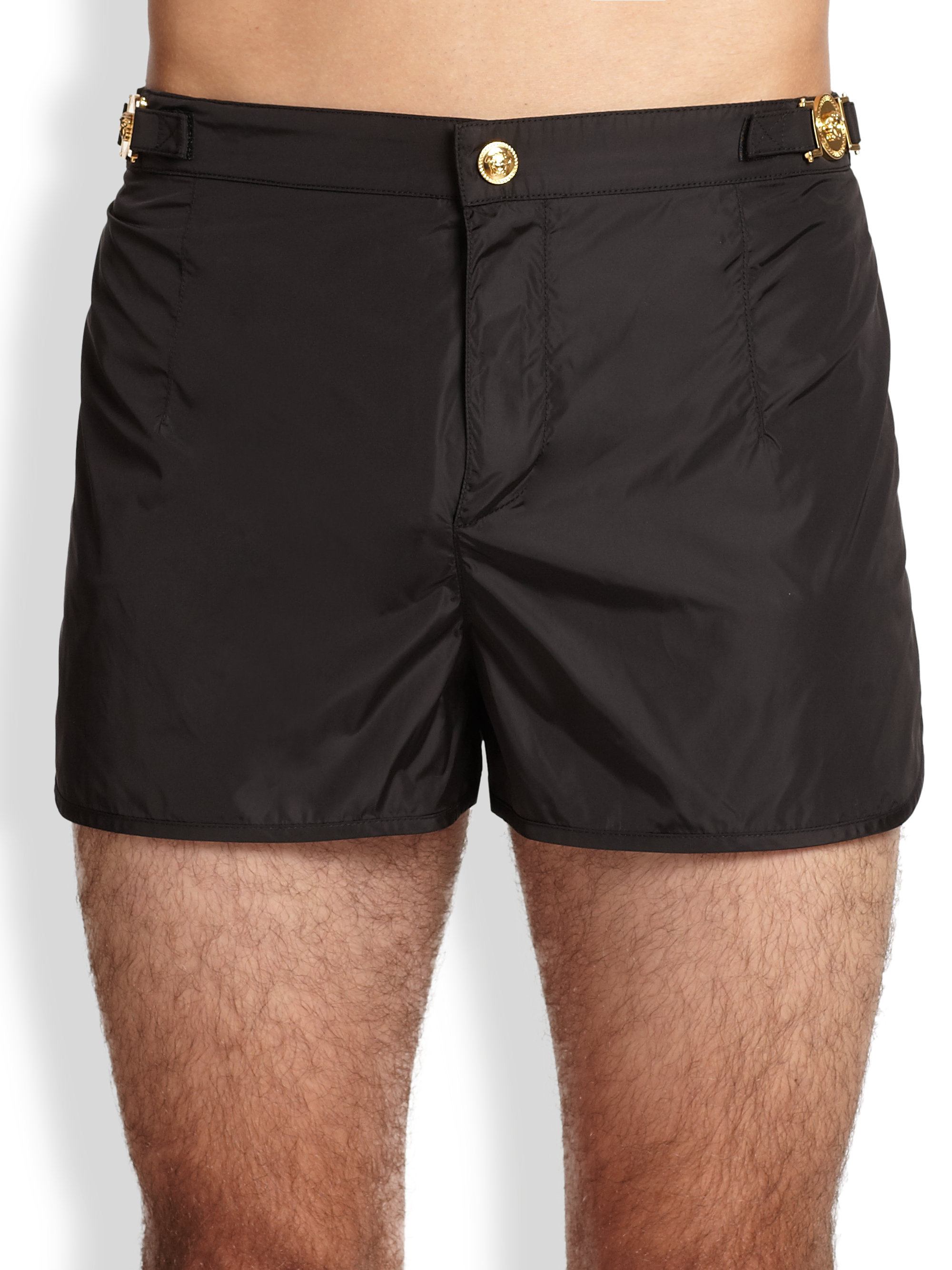Versace Medusa Swim Trunks in Black for Men Lyst