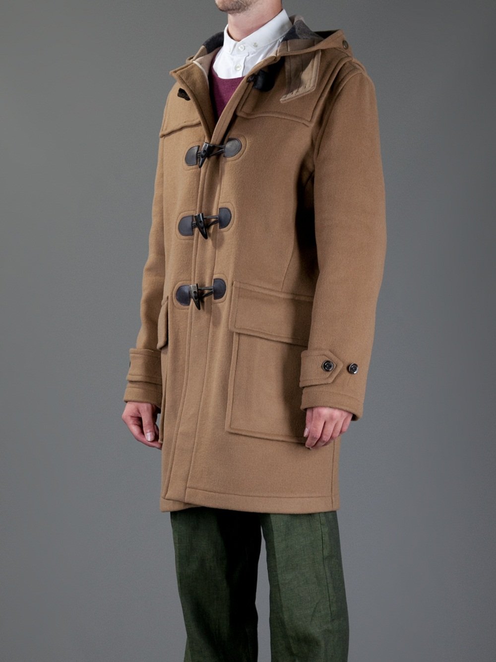 Lyst - Burberry Brit Classic Duffle Coat in Brown for Men