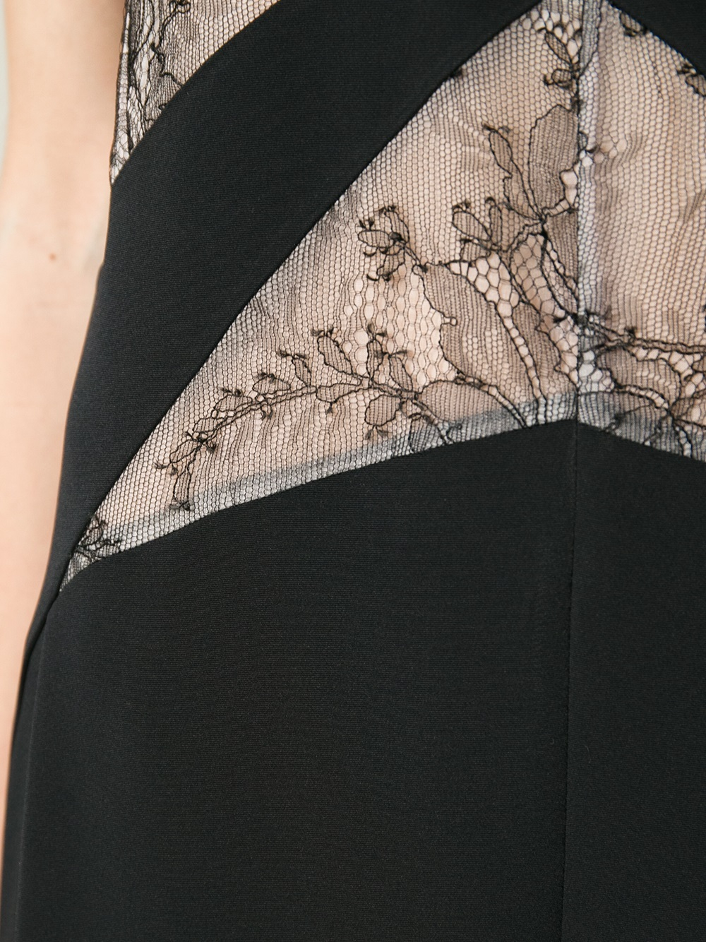 black lace insert