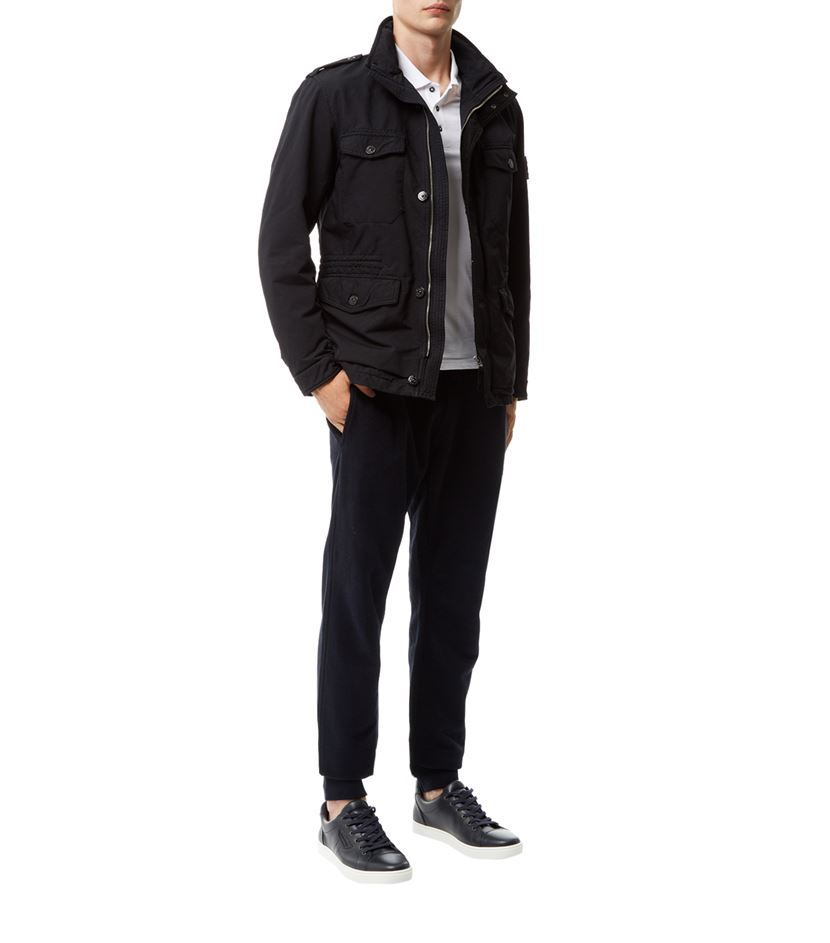 Stone island Davidtc Field Jacket in Black for Men Lyst Stone island Davidtc Field Jacket in Black for Men Lyst
