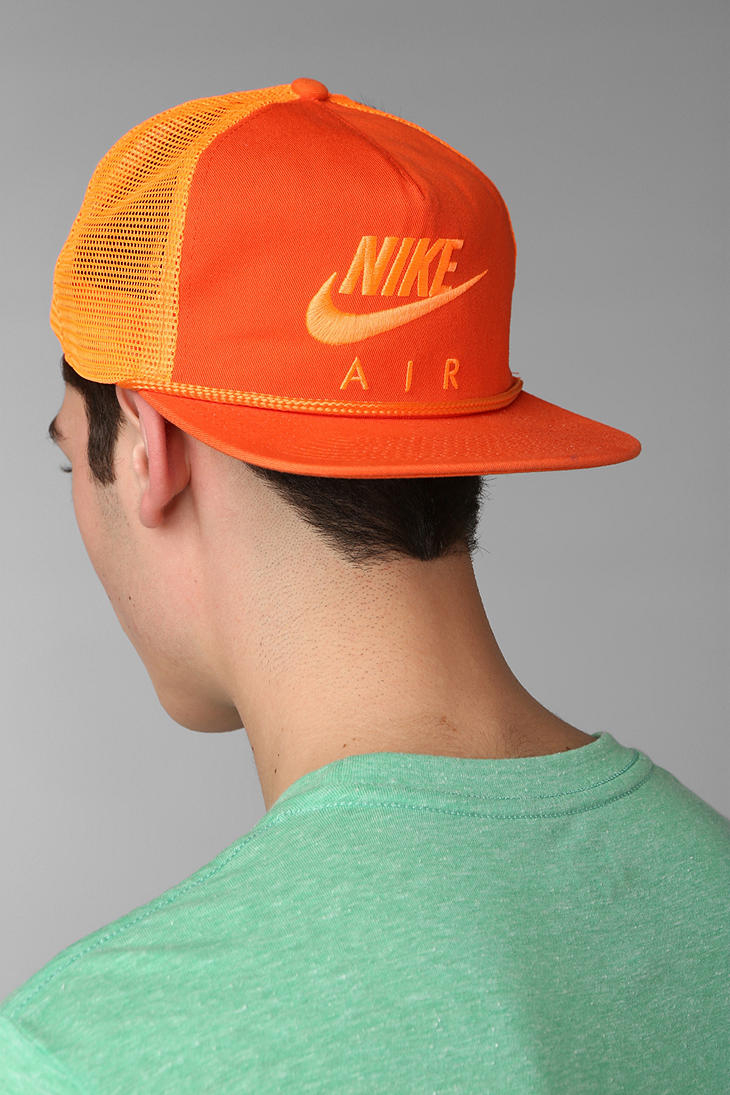 nike hat orange