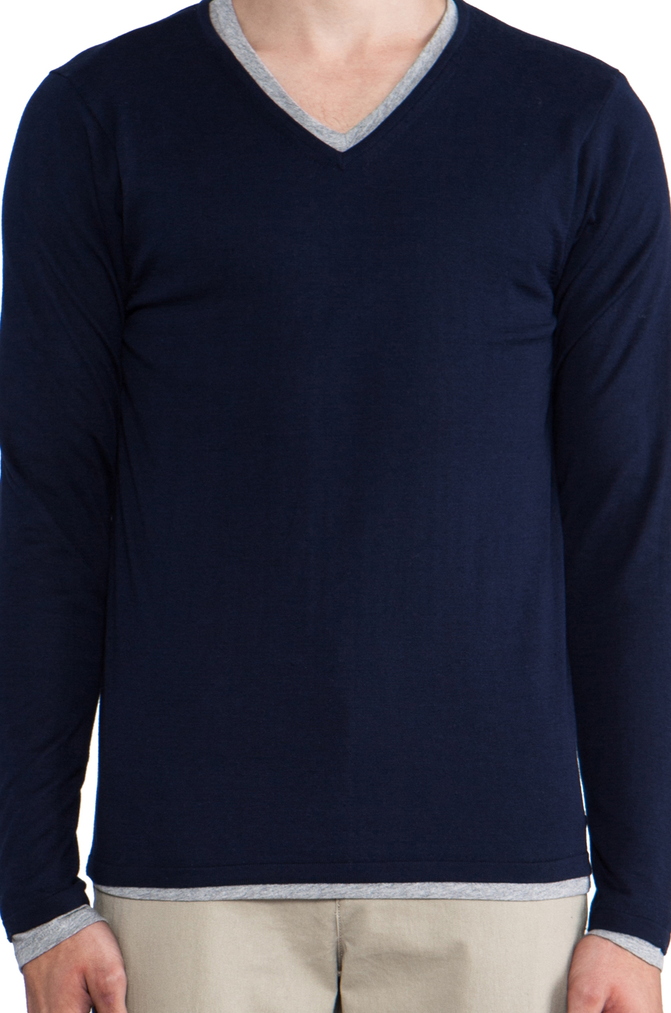 scotch and soda v neck