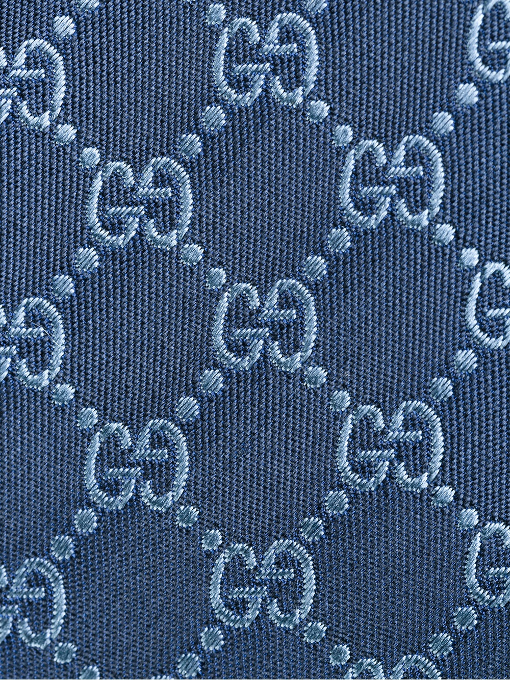 Gucci Gg Pattern Silk Jacquard Tie in Blue for Men | Lyst