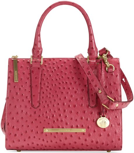 Brahmin Normandy Anywhere Convertible Satchel in Pink (HOT PINK) | Lyst