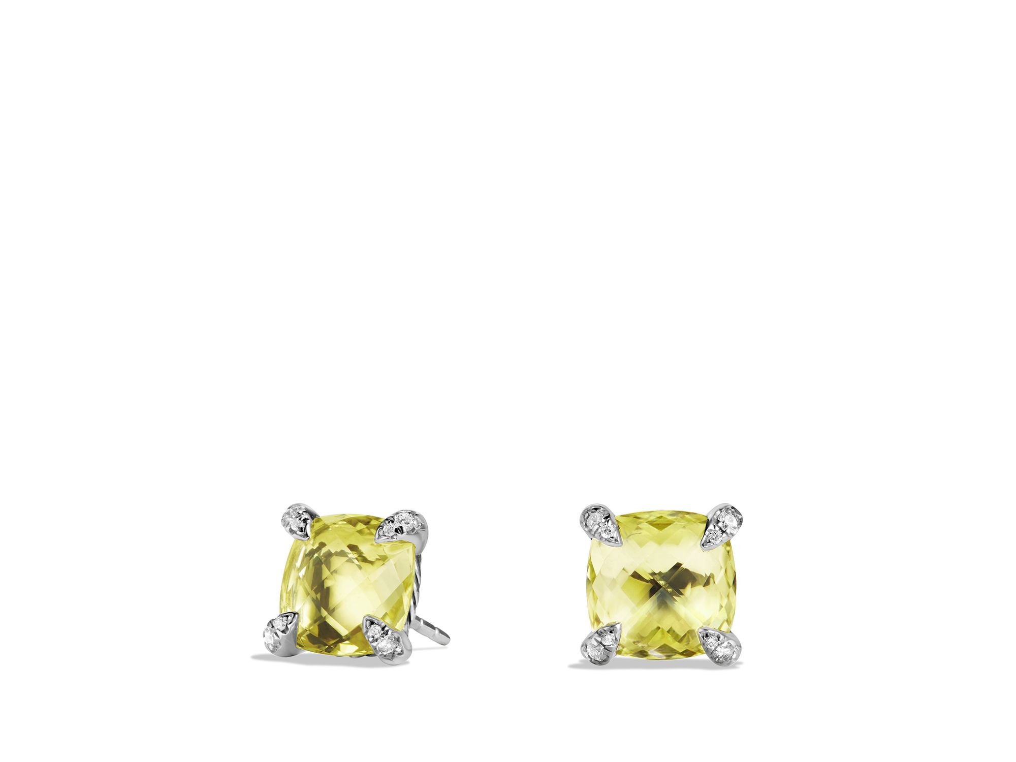 Lyst David Yurman Châtelaine Earrings With Lemon Citrine And Gallery