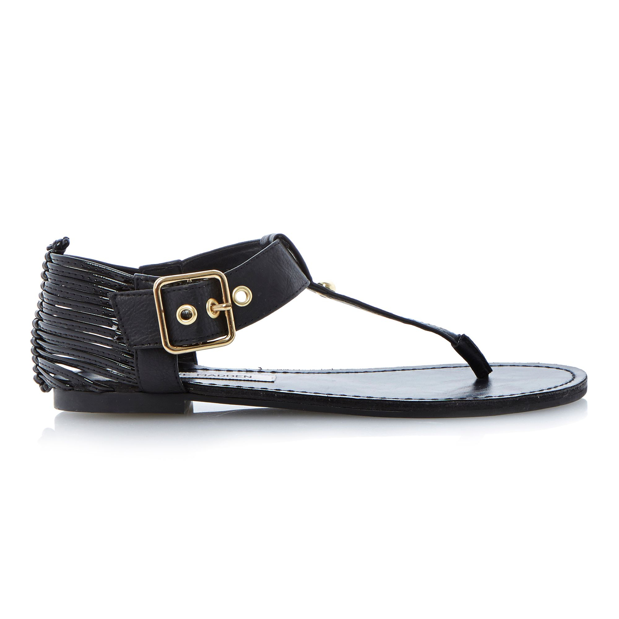 steve madden buckle flats