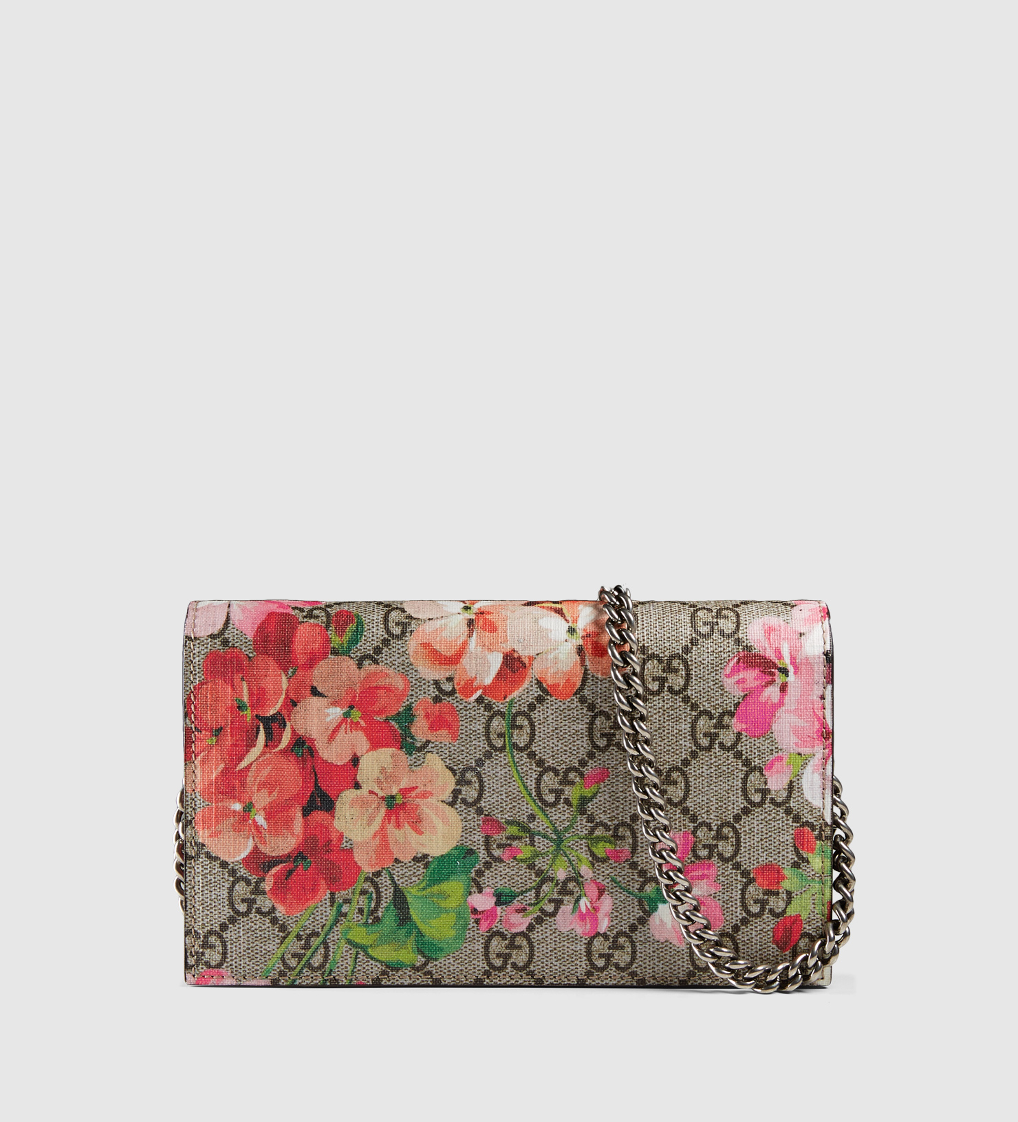 gucci blooms supreme chain wallet