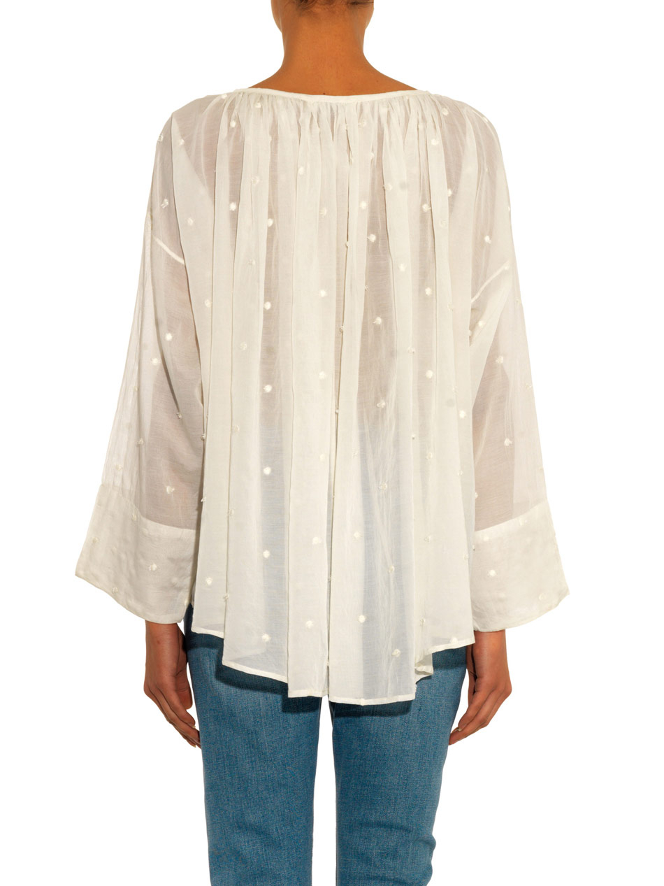 cheesecloth blouse 1970