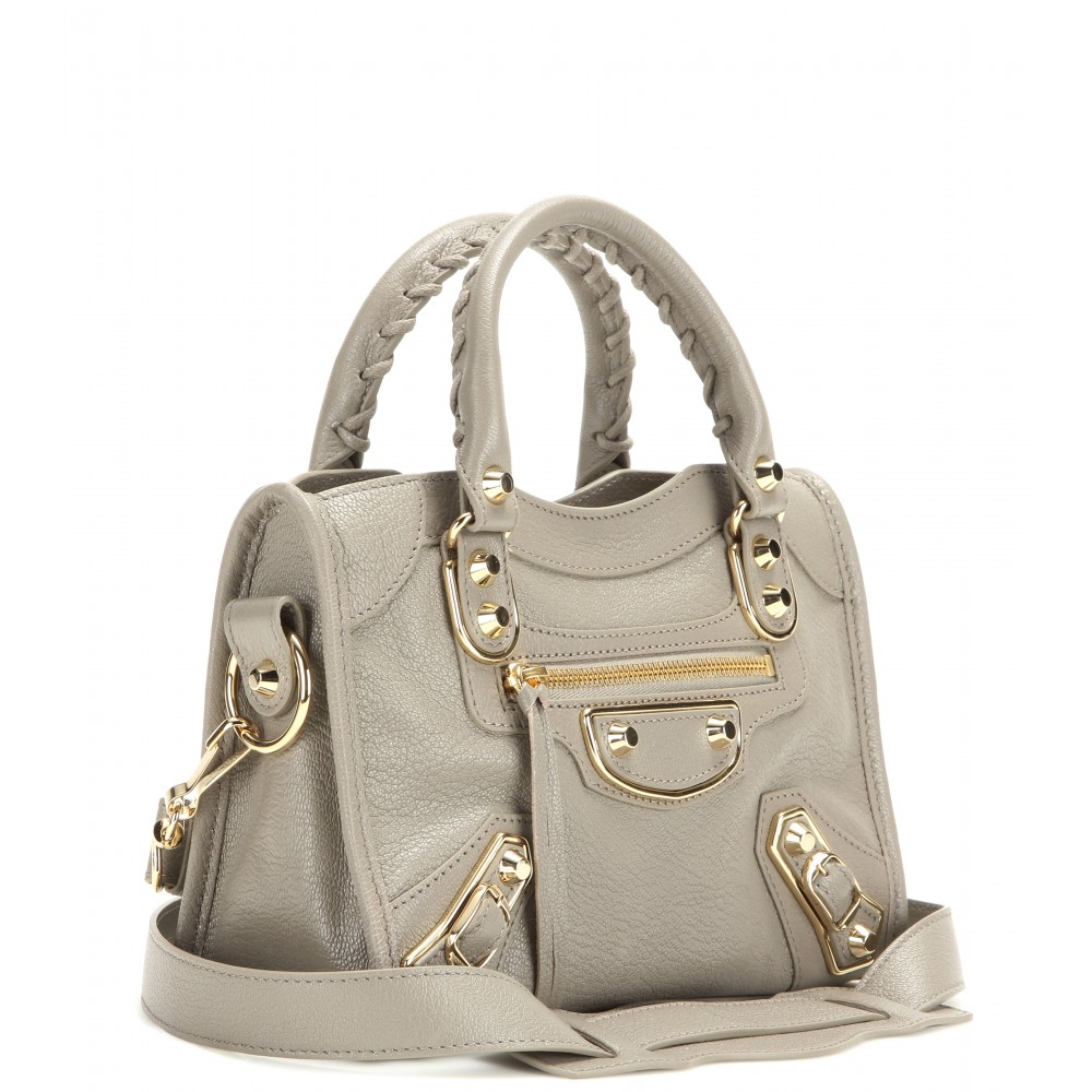 Balenciaga Metallic Edge Mini City Bag | IUCN Water