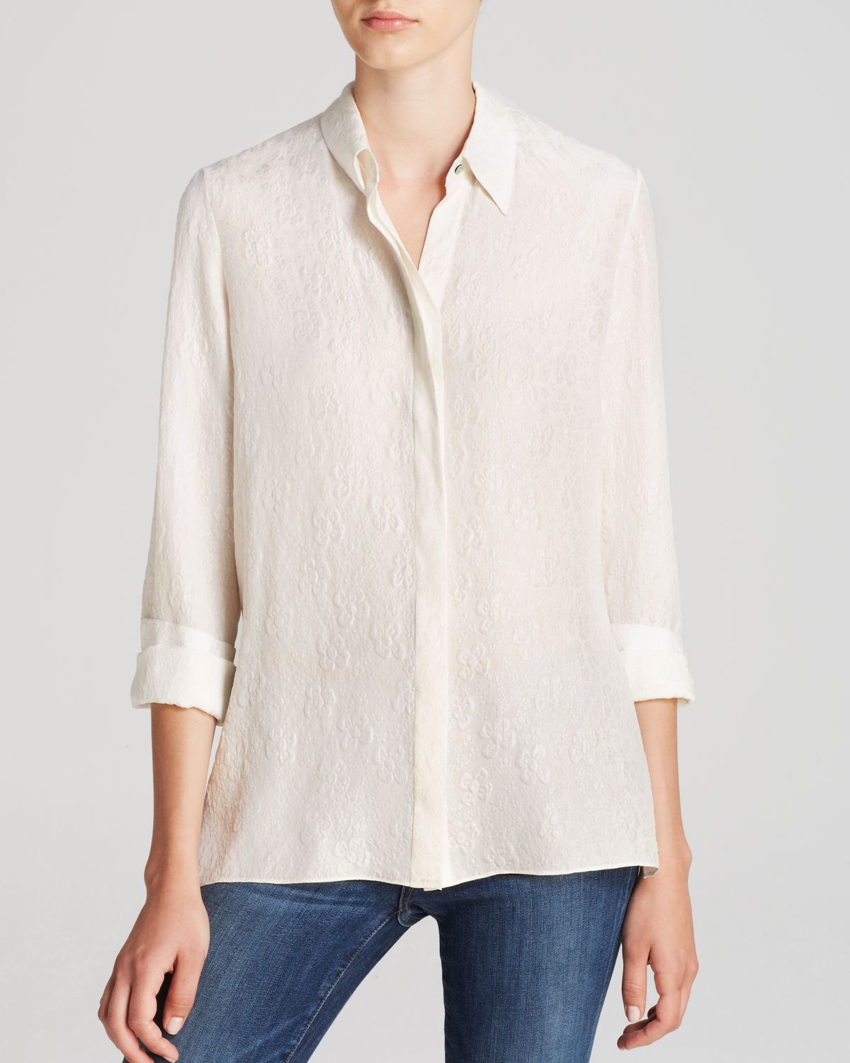 elizabeth and james silk shirt