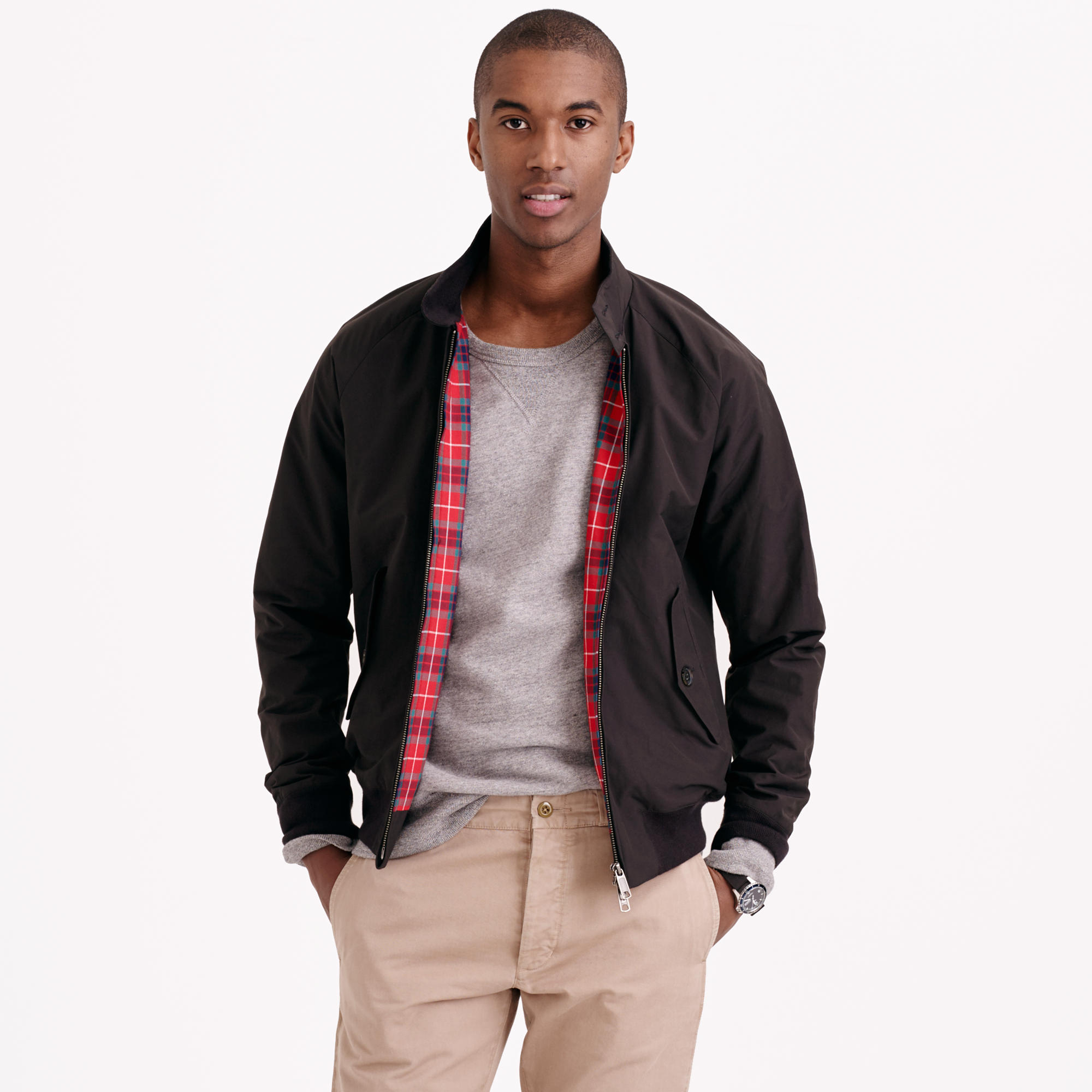 Download J.crew Baracuta G9 Harrington Jacket in Black for Men | Lyst