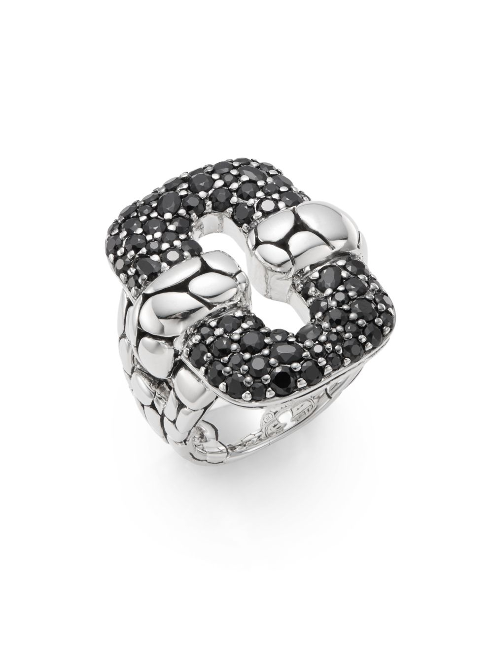 John hardy Kali Black Sapphire & Sterling Silver Ring in Silver (silver ...