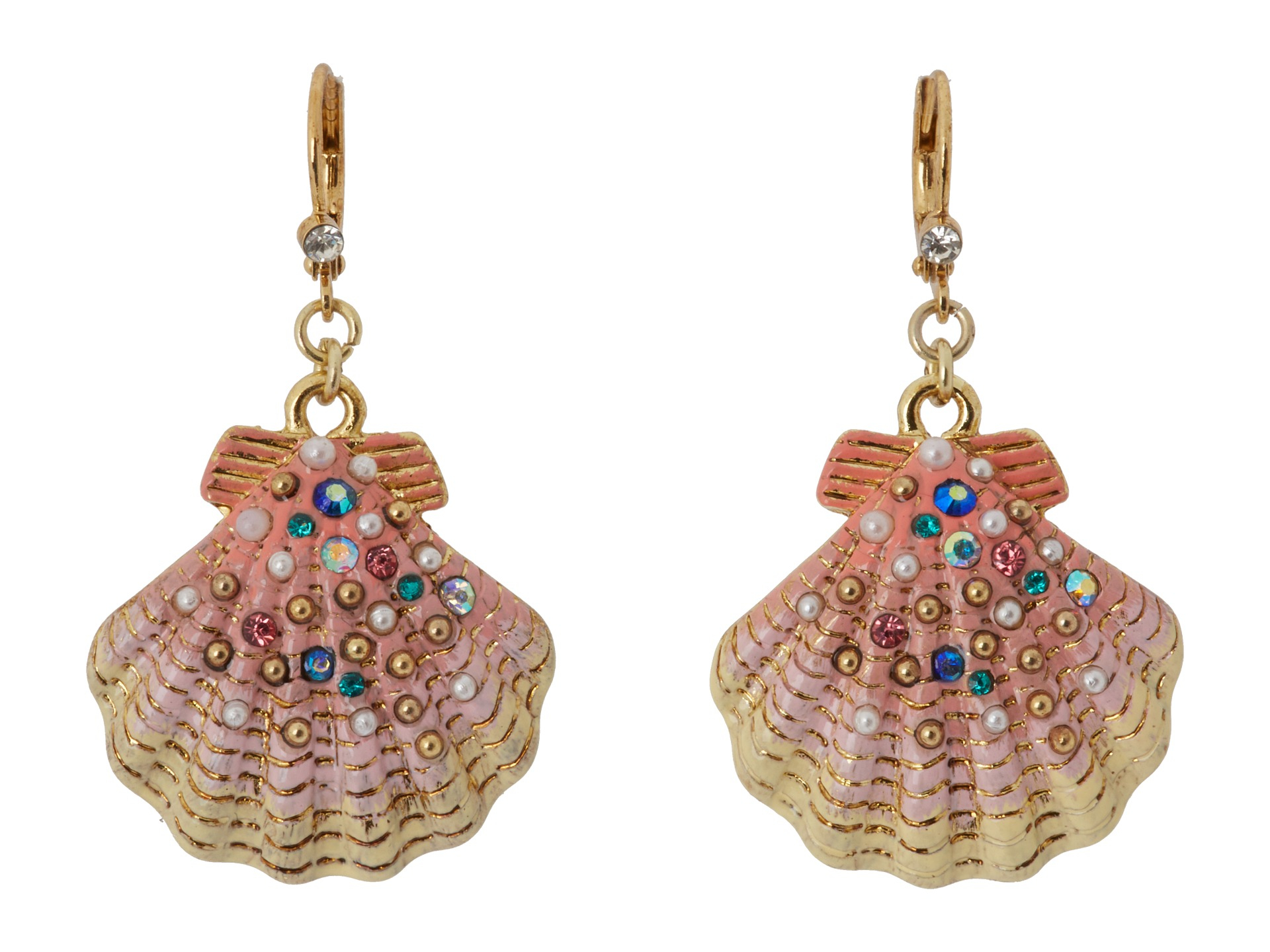 Betsey Johnson Shell Shocked Shell Drop Earrings In Pink Lyst   Betsey Johnson Pink Shell Shocked Shell Drop Earrings Product 1 20342983 1 550473658 Normal 