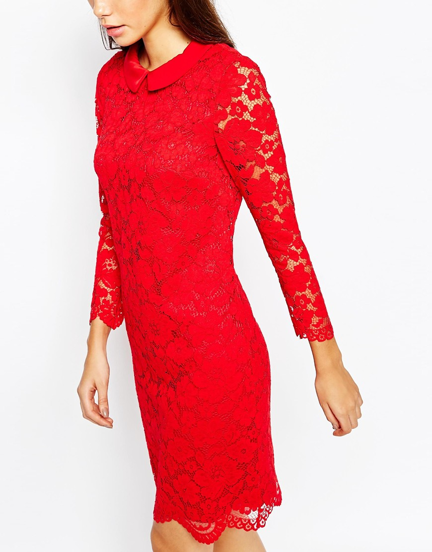 Image 1 of Ted Baker Ameera Scallop Hem Lace Dress | Fashion ...