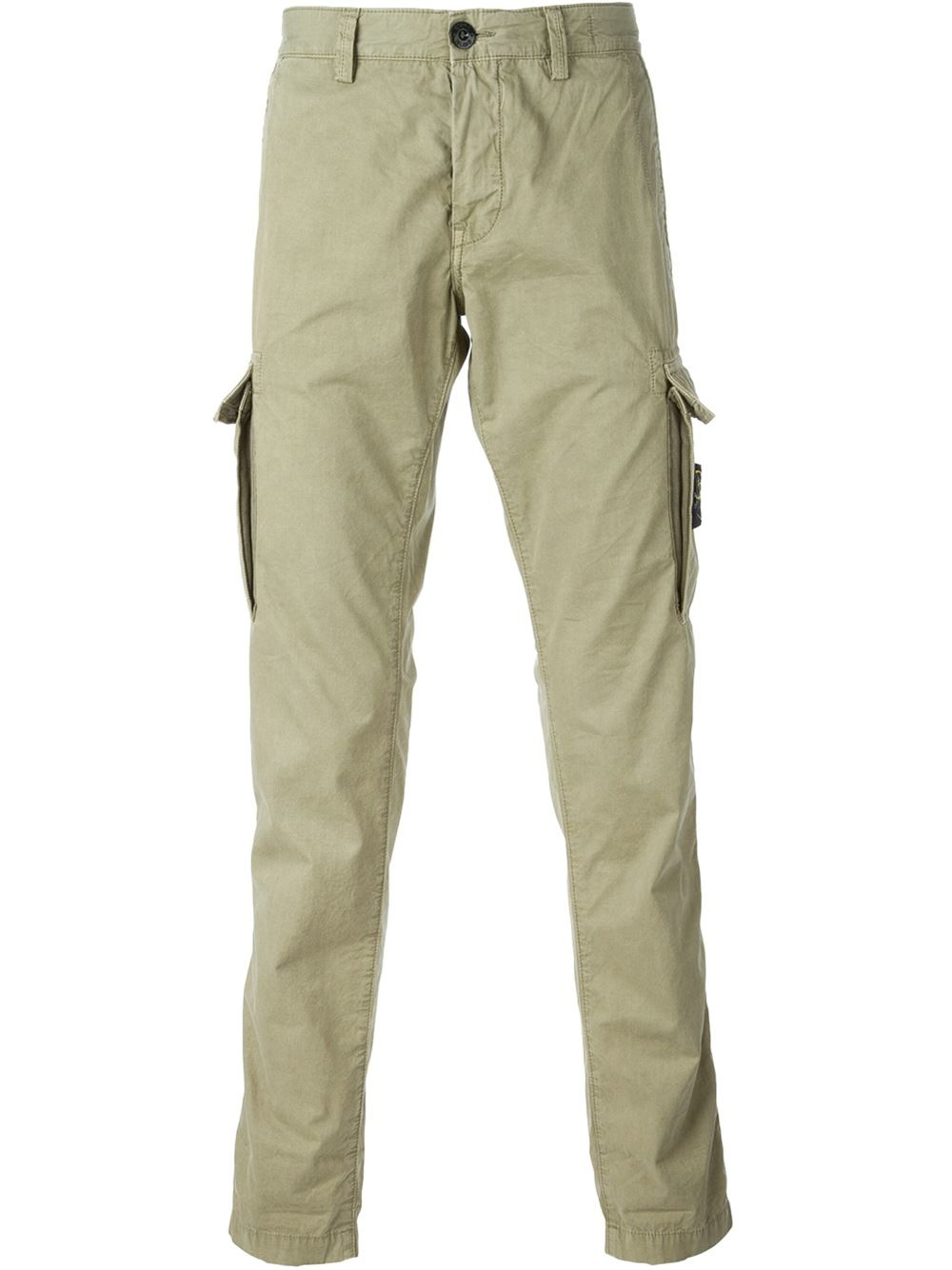 mens beige cargo trousers