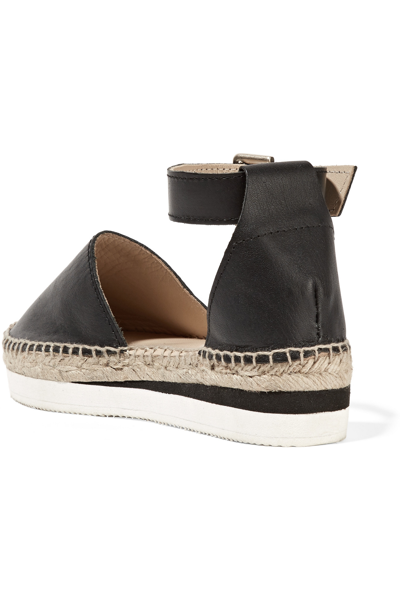 Lyst - See By Chloé Glyn Espadrille Wedge Sandals in Black