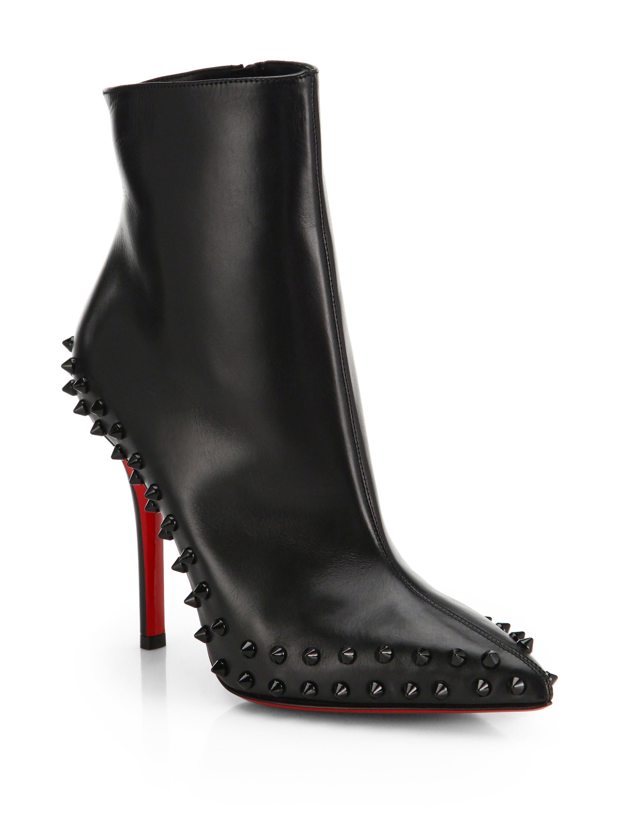 christian louboutin spike ankle boots $35