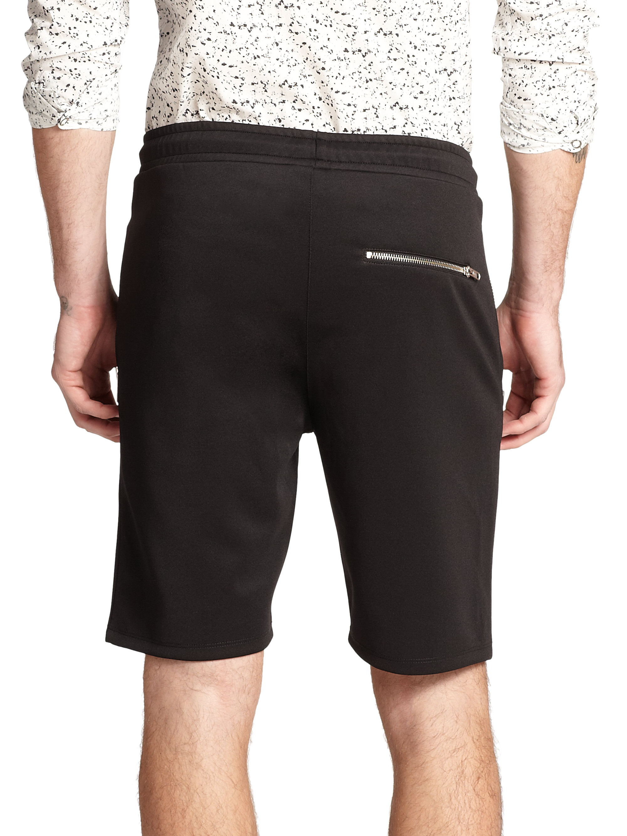 trouser shorts zip