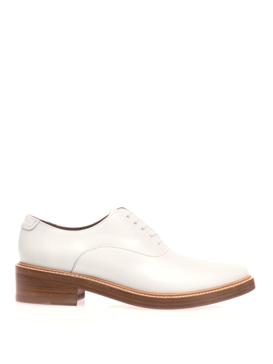 acne studios shoes acne studios carla pointtoe laceup shoes in white lyst acne studios shoes acne studios carla pointtoe laceup shoes in white lyst