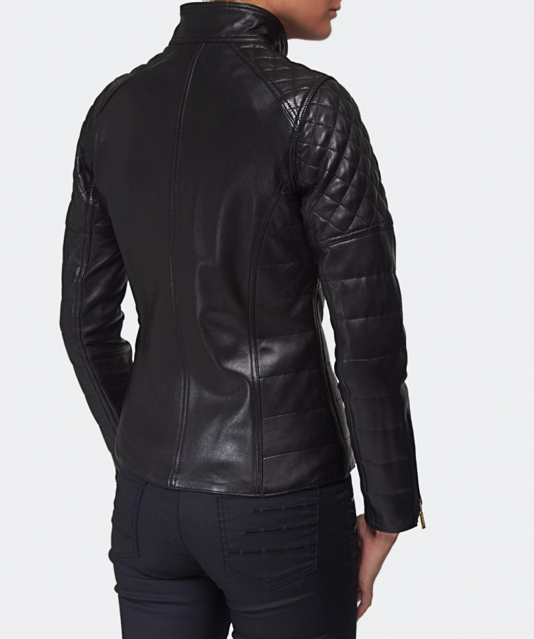 Lyst Barbour April Axel Leather Jacket In Black Gallery