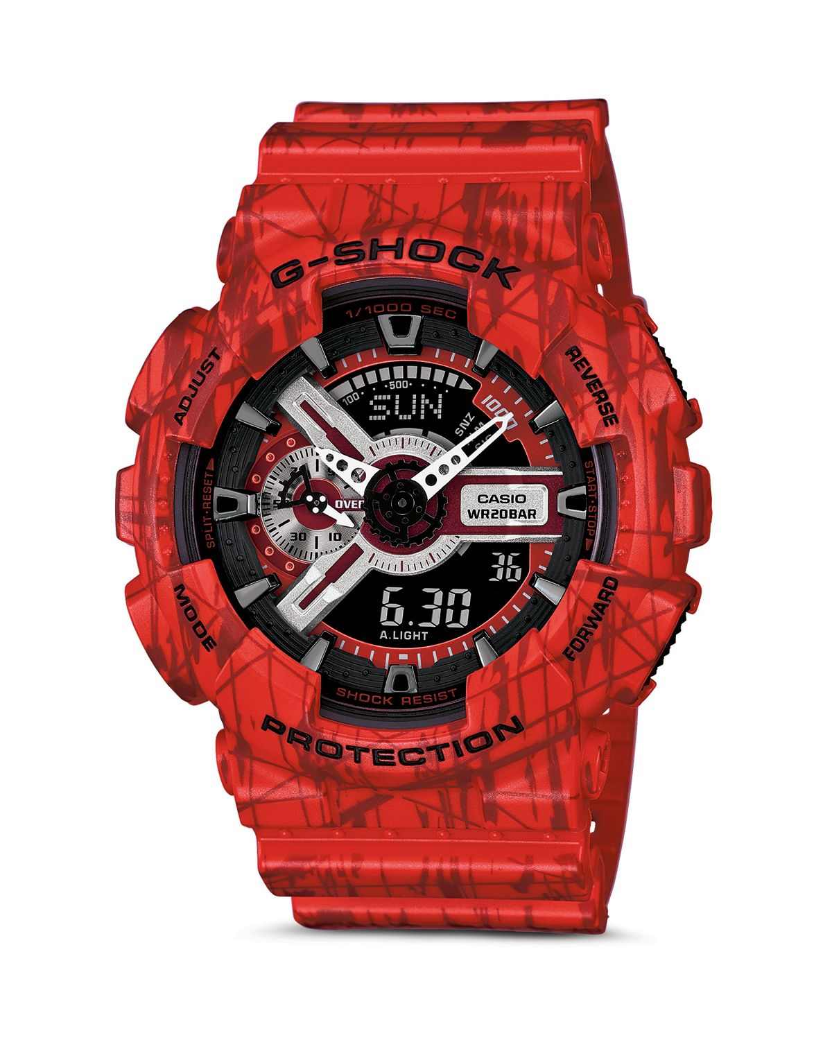 g shock orange blue
