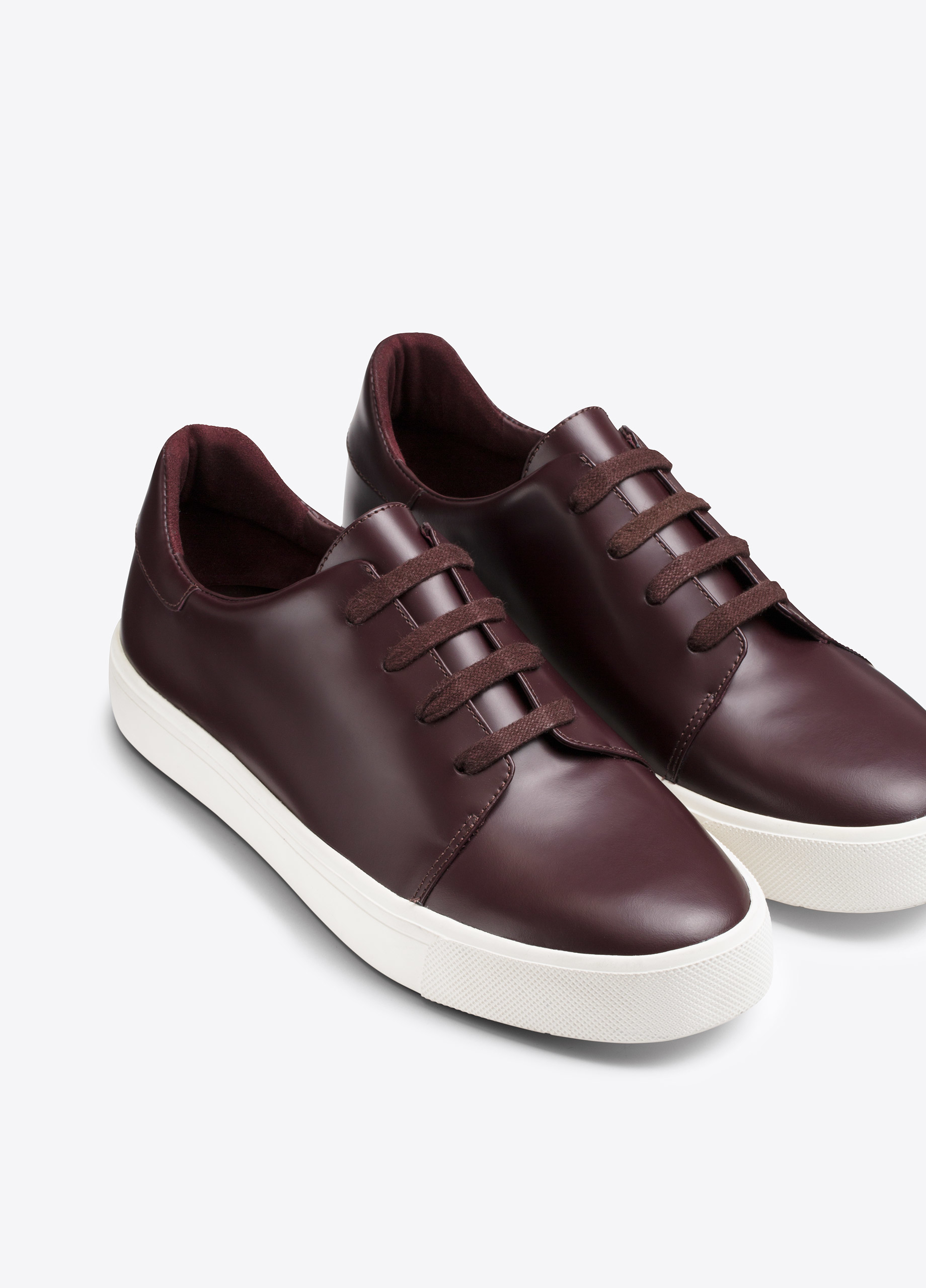vince leather sneakers