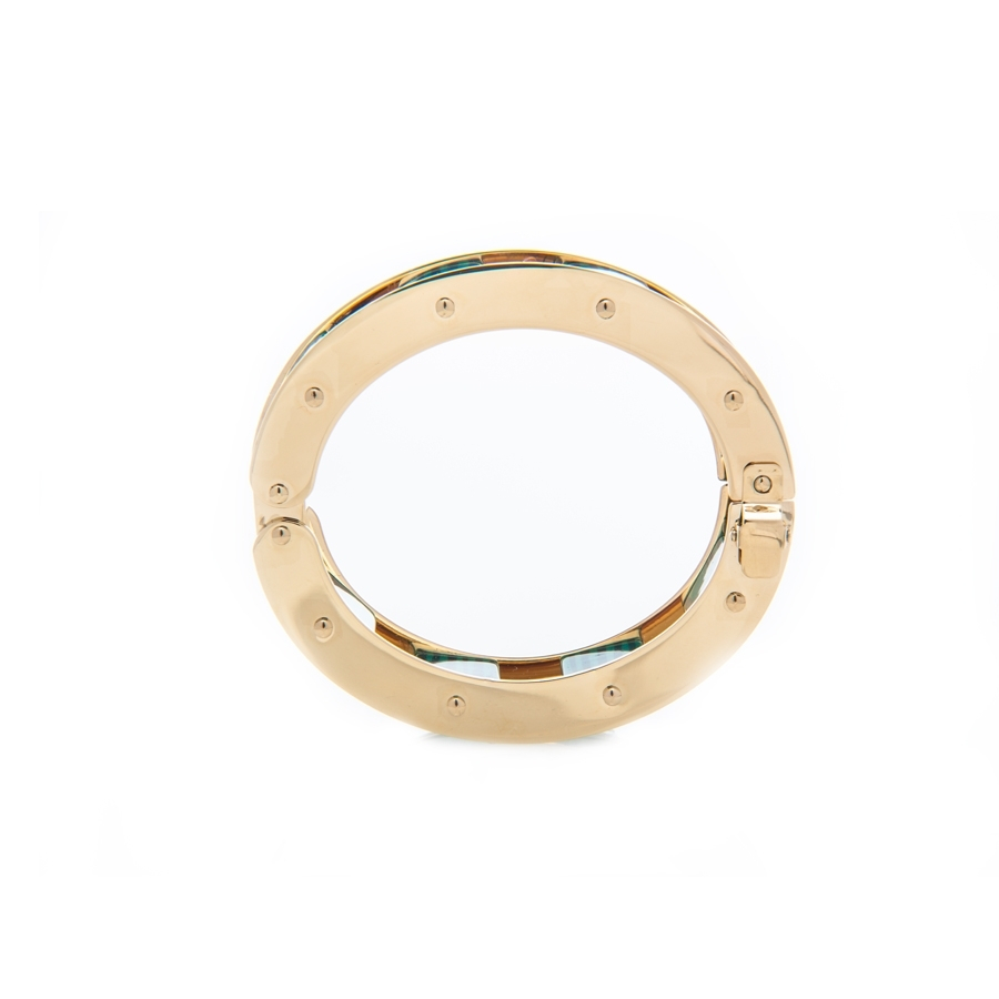 Lele sadoughi 14-Karat Gold-Plated And Green Stone Slider Bracelet in ...