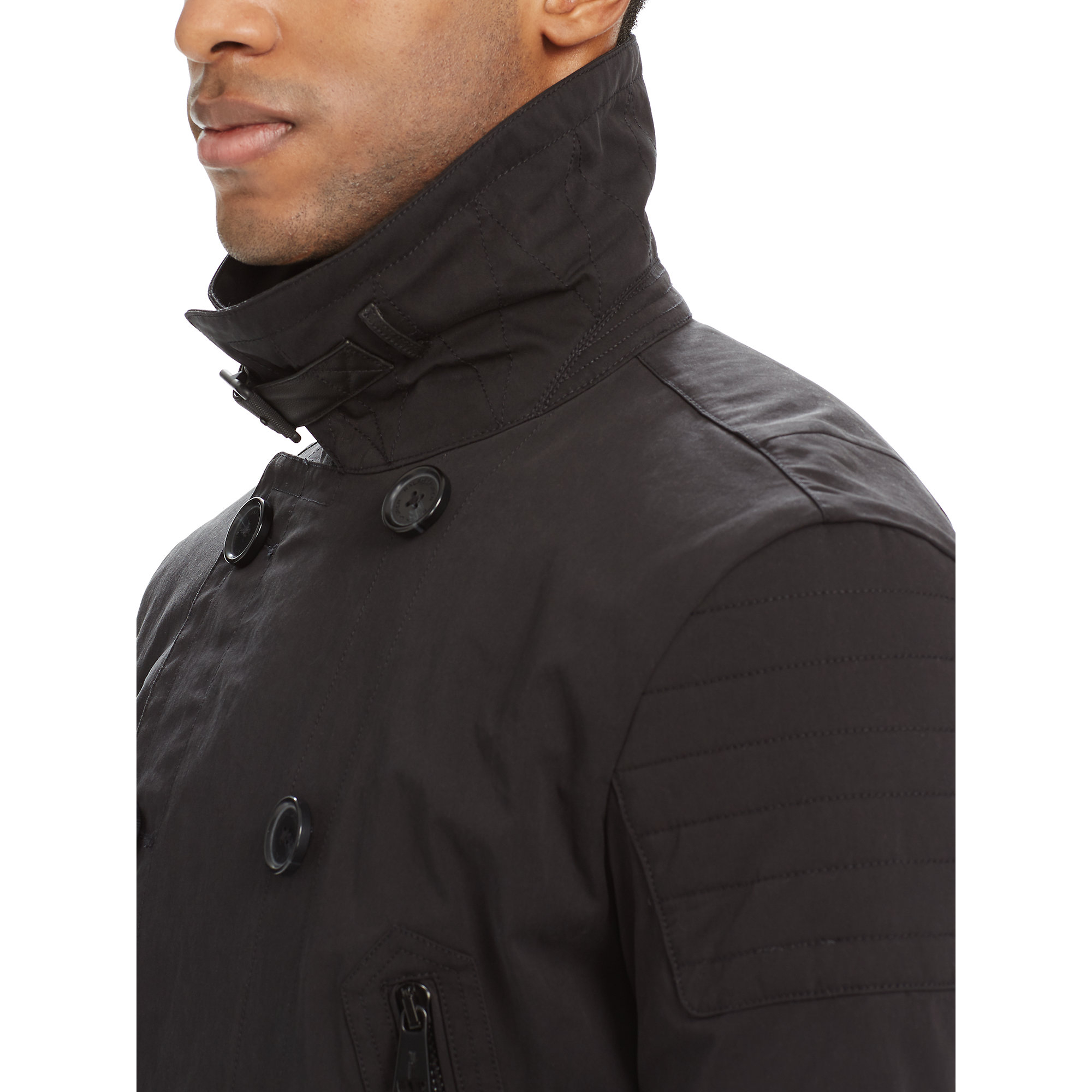 Brown Pea Coat Jacket Tradingbasis Gallery