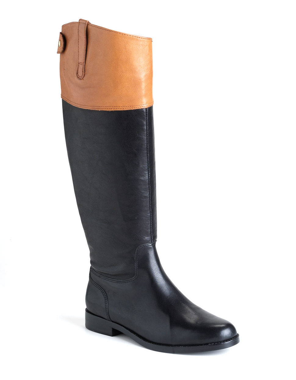 Lauren by ralph lauren Jenessa Leather Riding Boots in Black Lyst